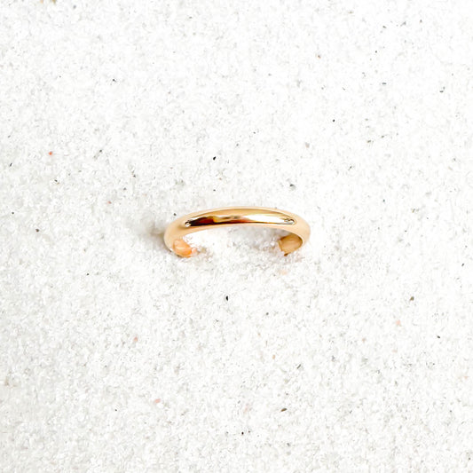 Half Round Toe Ring, 14K Gold Filled