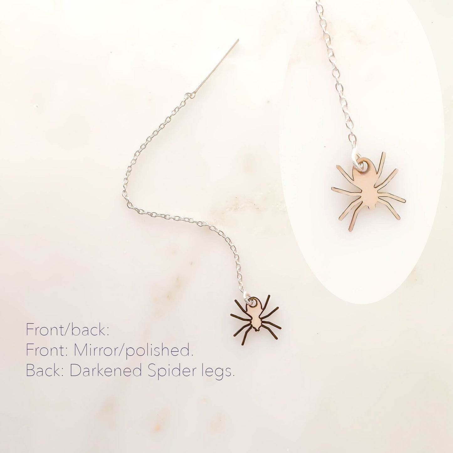 Spider Threader Earrings, 14K Gold Filled