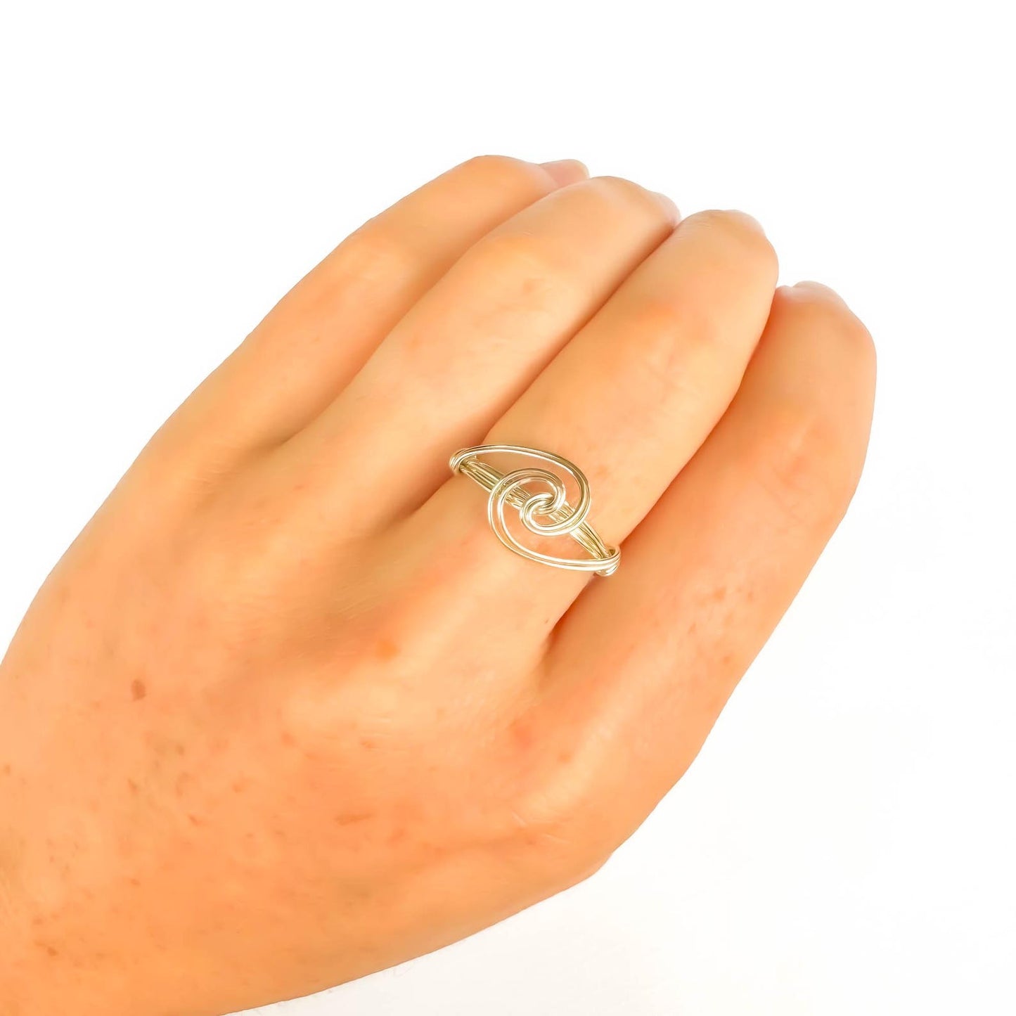 SIZE 5.5 Swirl Ring, Sterling Silver