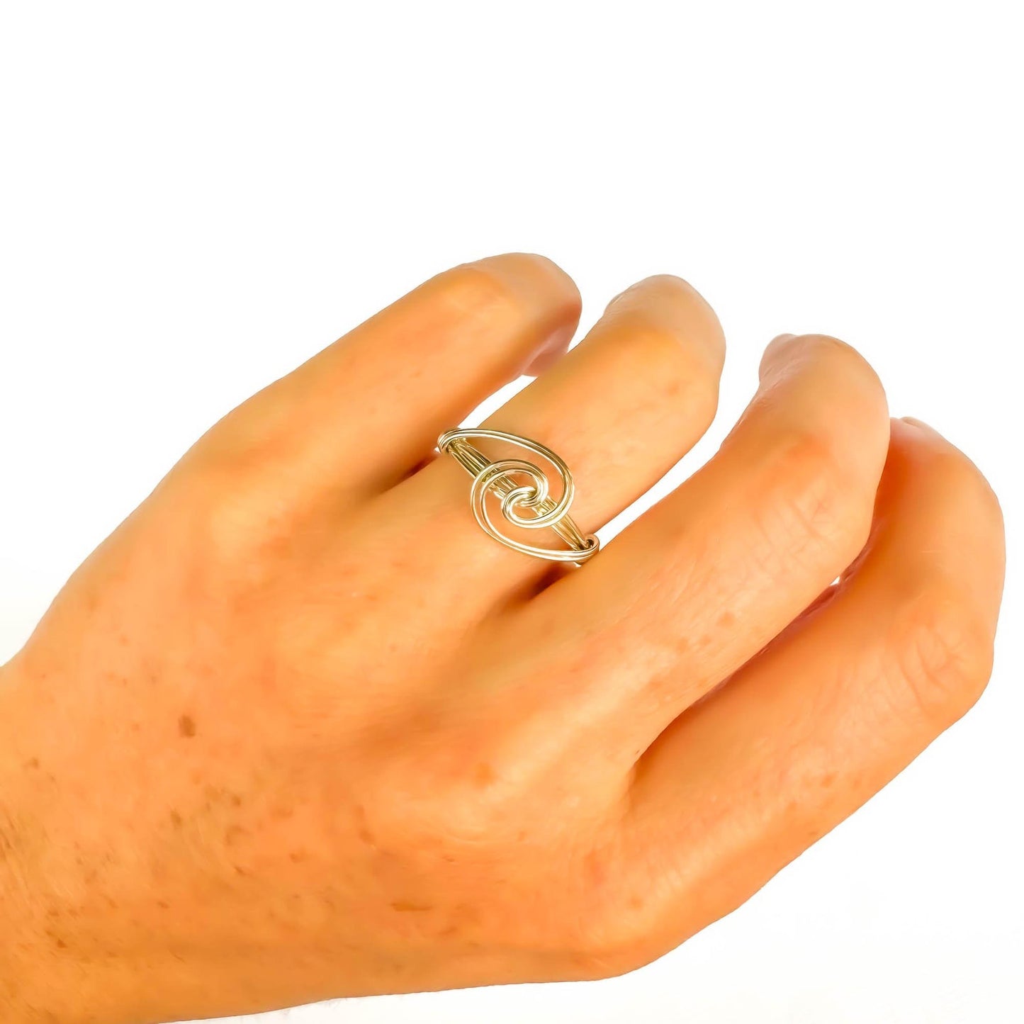 SIZE 5.5 Swirl Ring, Sterling Silver