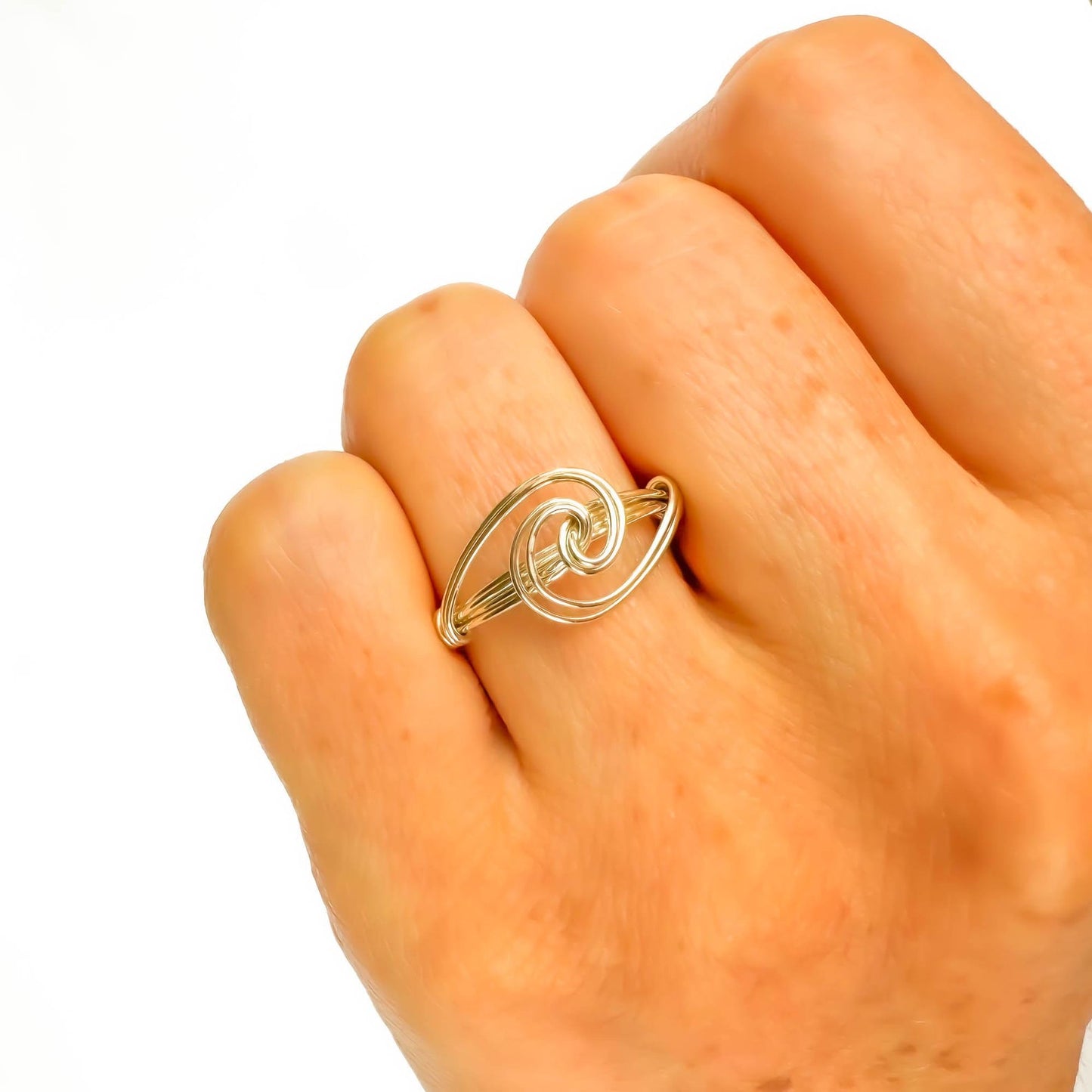 SIZE 5.5 Swirl Ring, Sterling Silver