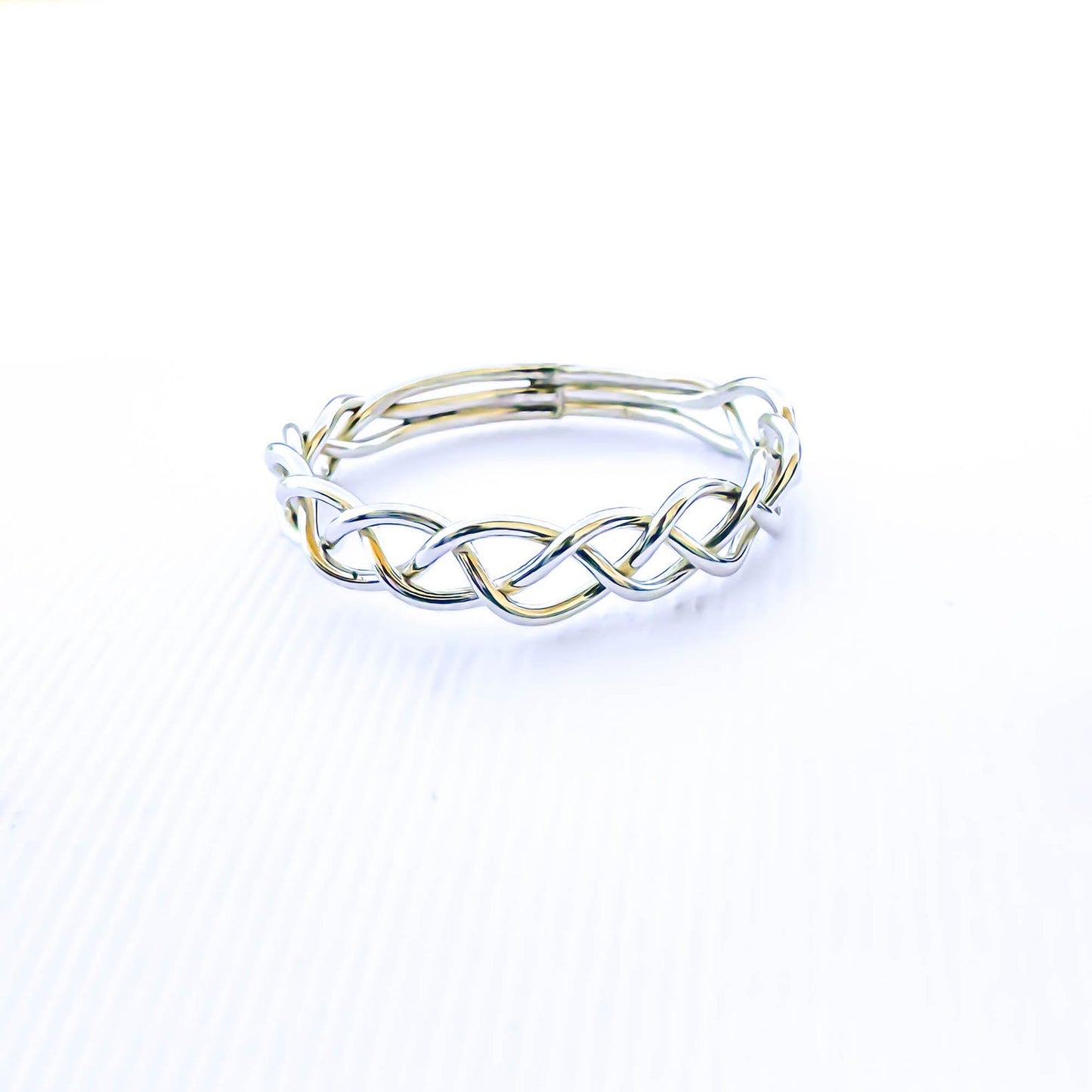 Braided Ring, 925 Sterling Silver