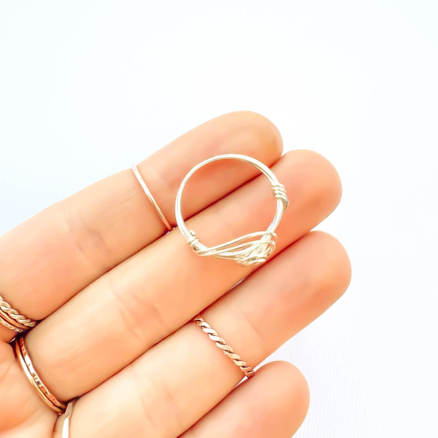SIZE 5.5 Swirl Ring, Sterling Silver