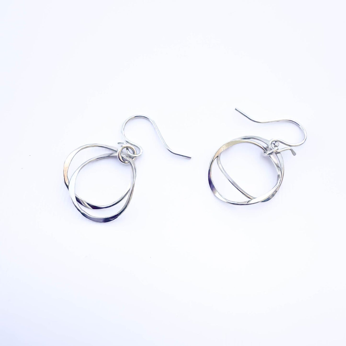 Swerve Nested Earrings, Sterling Silver