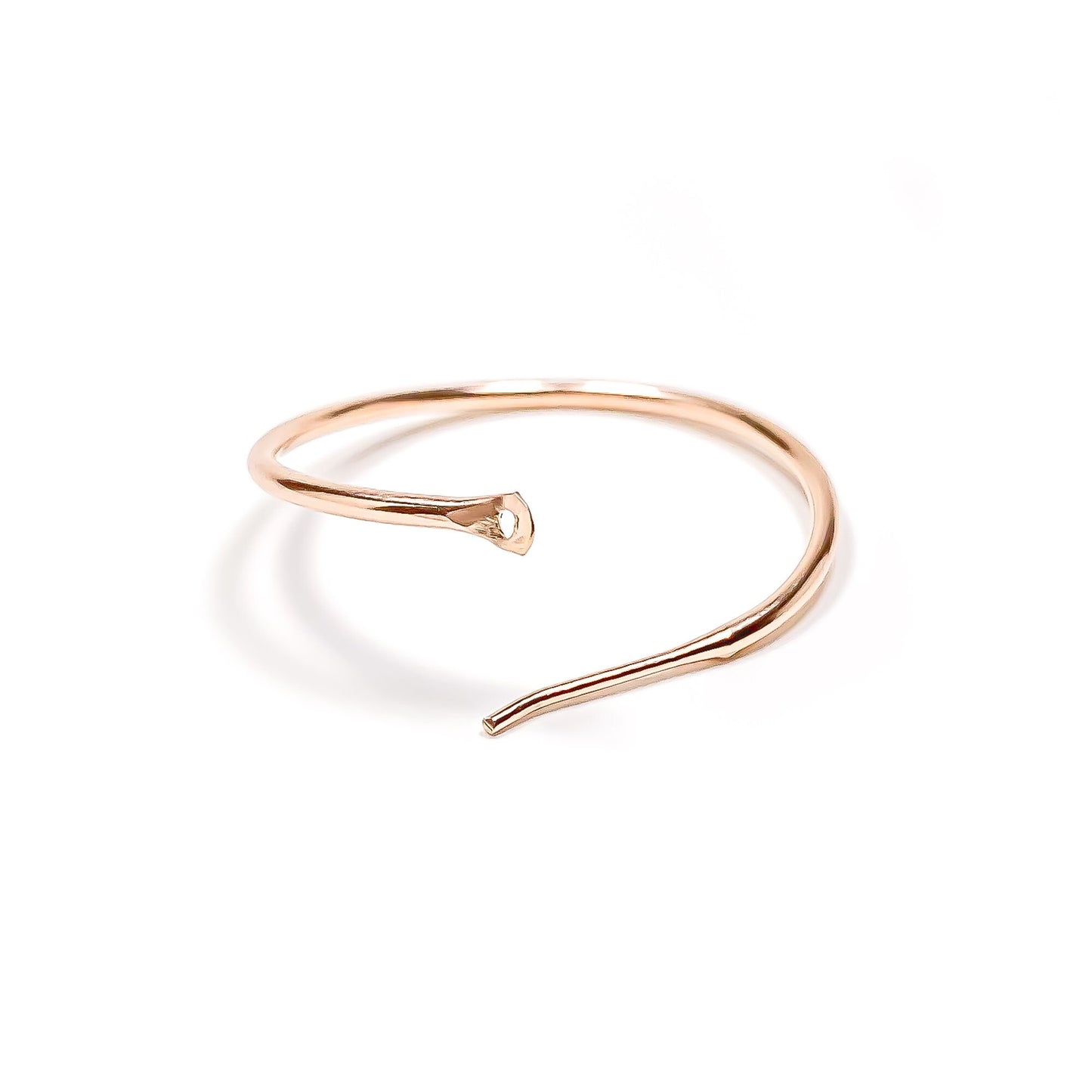 25mm Hoop Earrings, 14K Rose Gold Filled