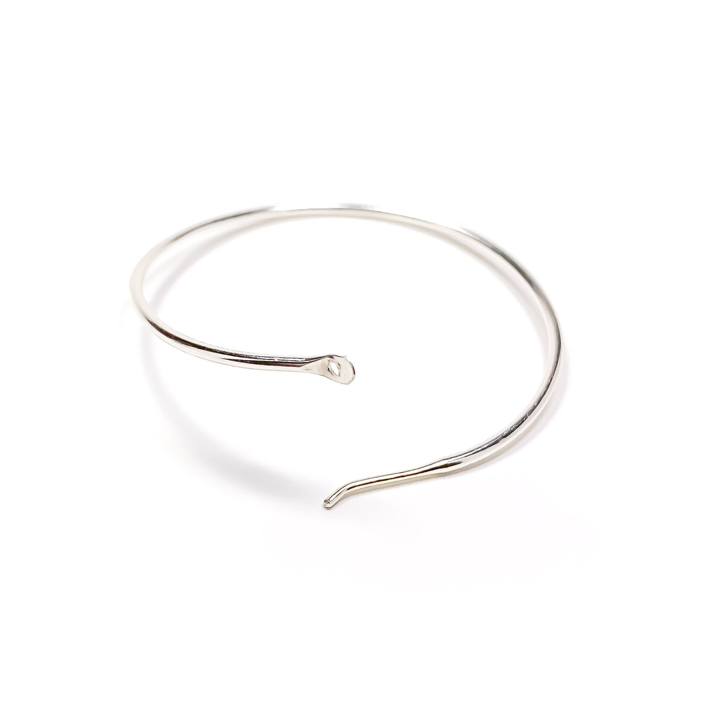40mm Hoop Earrings, Sterling Silver