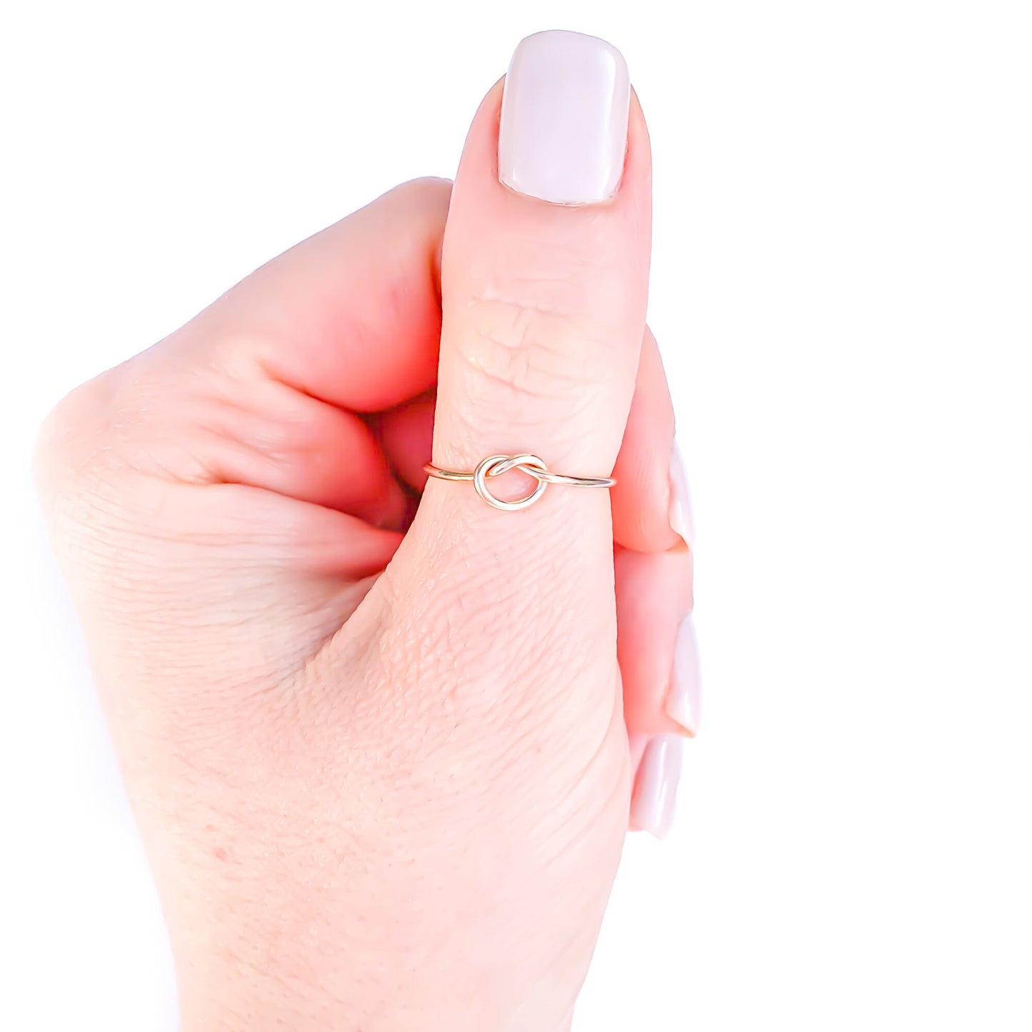 Gold Knot Ring, 14K Gold Filled