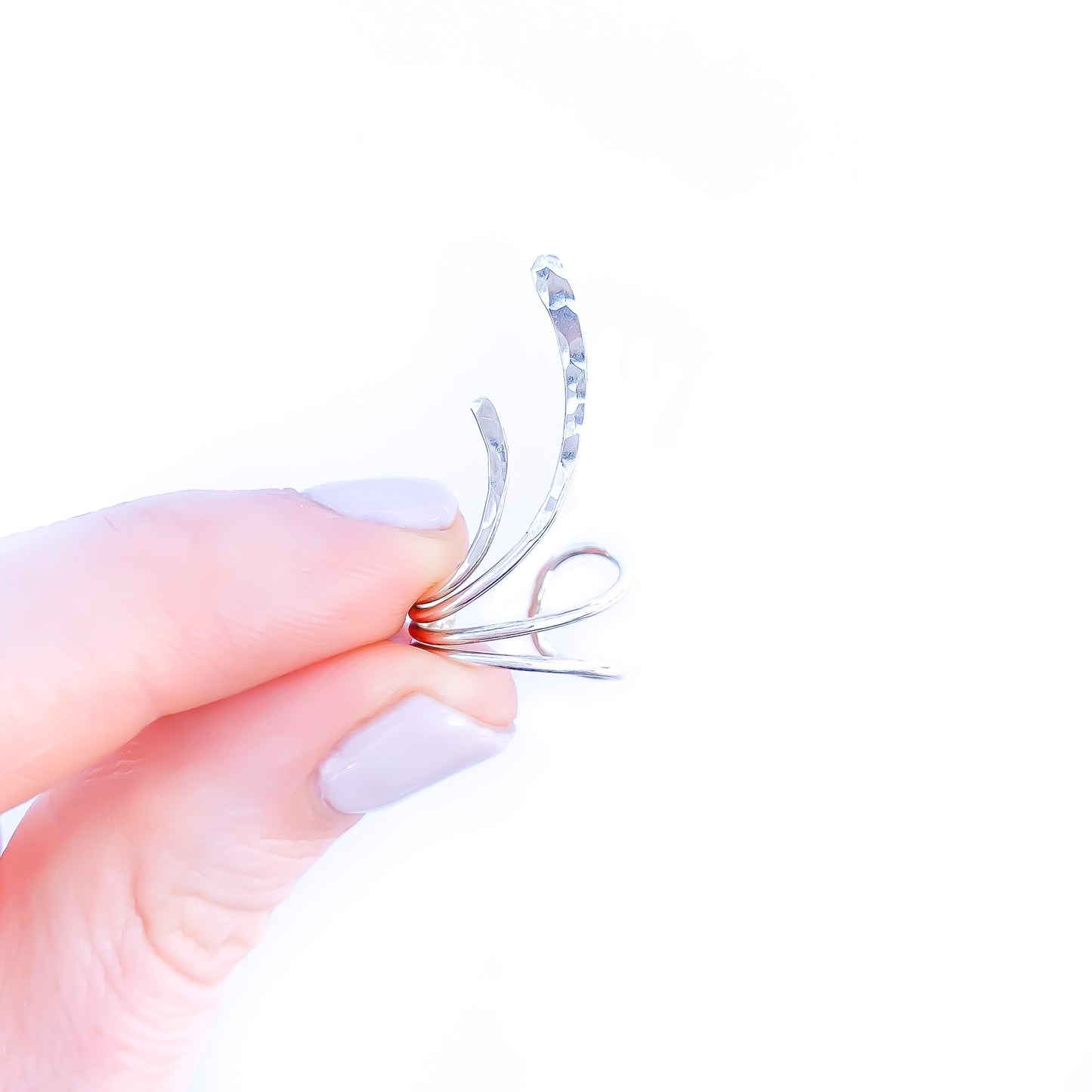 Climbing Ear Cuff, Sterling Silver