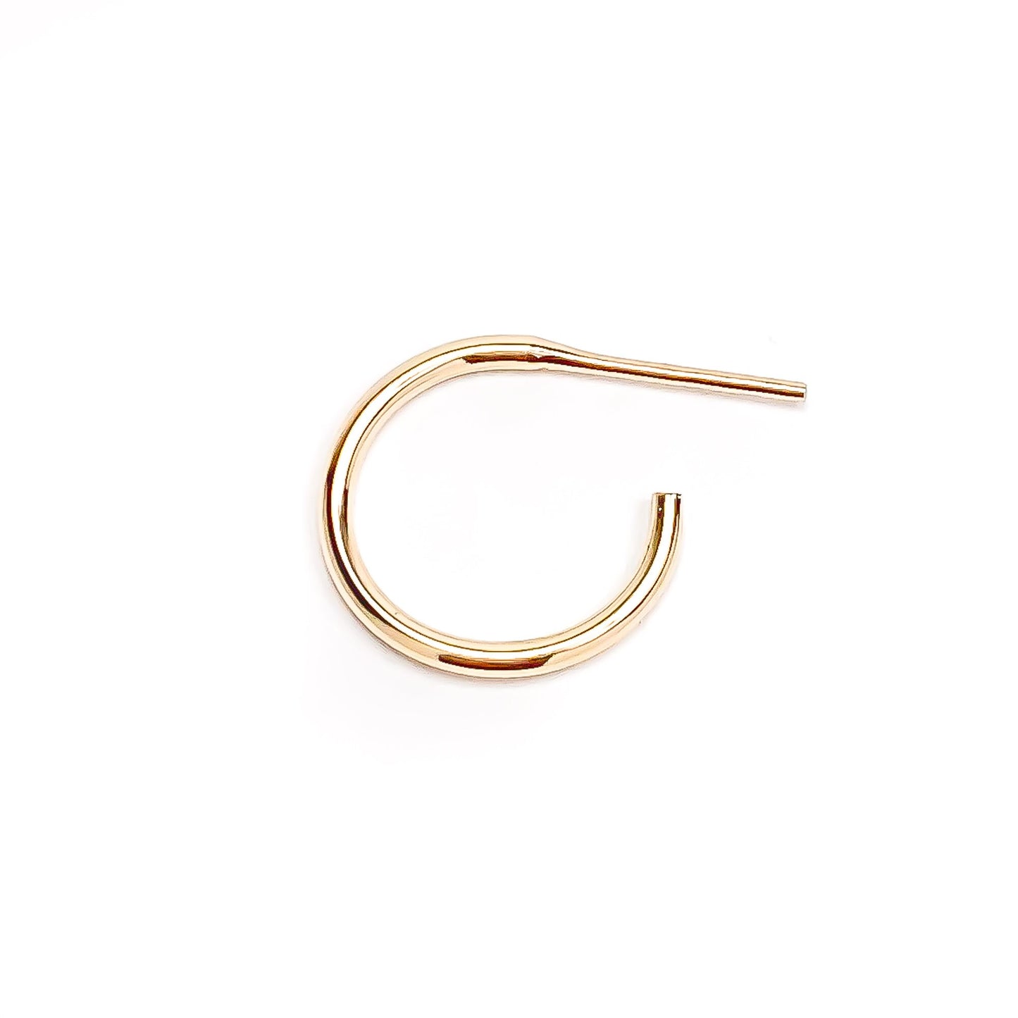 Hoop Earrings with Post, 12mm