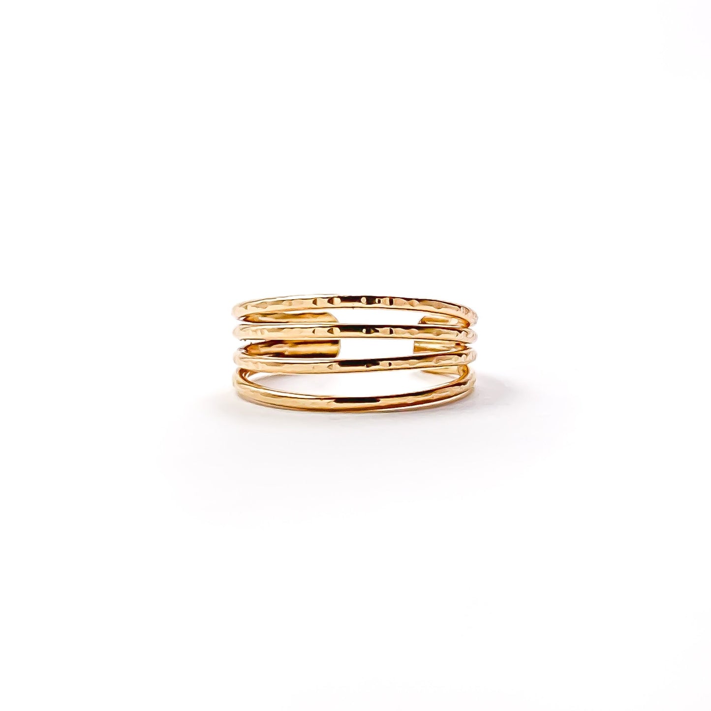 4 Strand Conch Ear Cuff, 14K Gold Filled