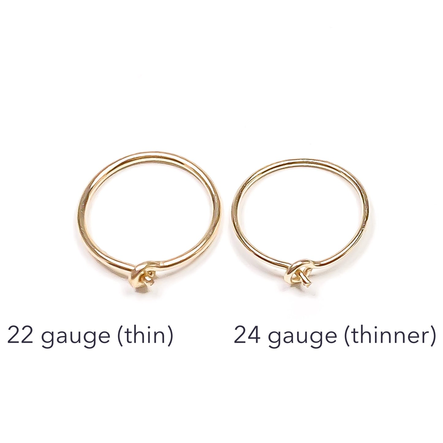 14K Gold Eyelet Hoops, 9mm