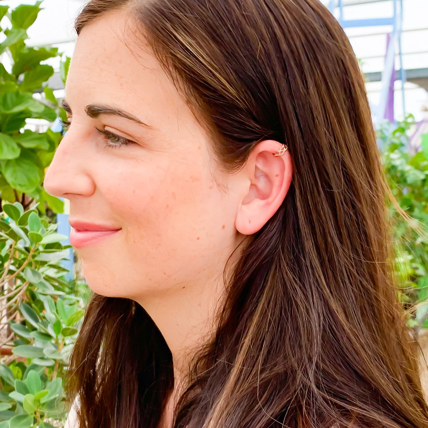 Braid Ear Cuff Mini, Sterling Silver