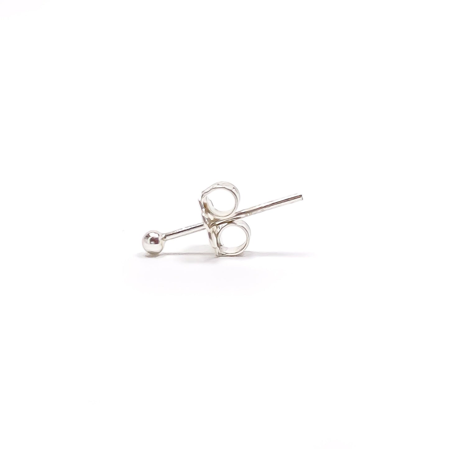 Sterling Silver 1.9mm Stud Earrings