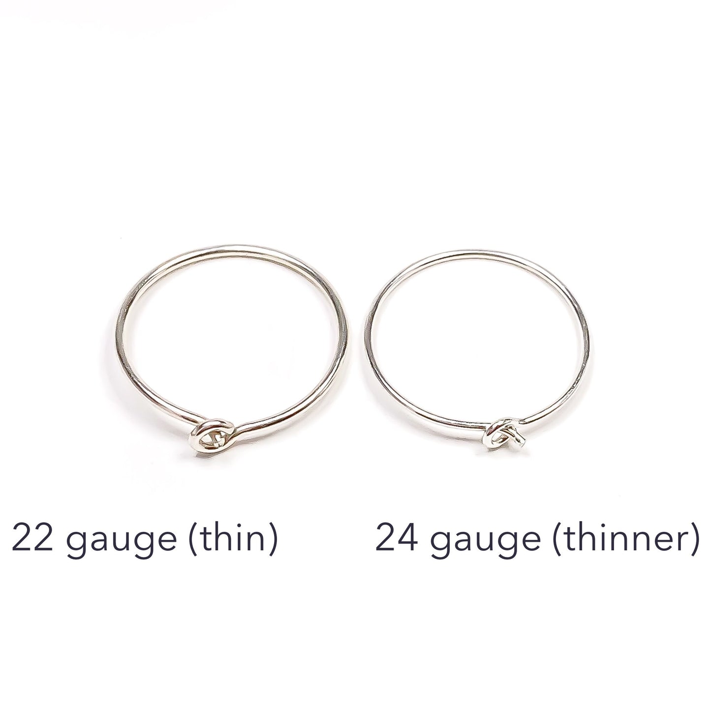 14K White Gold Eyelet Hoop, 12mm