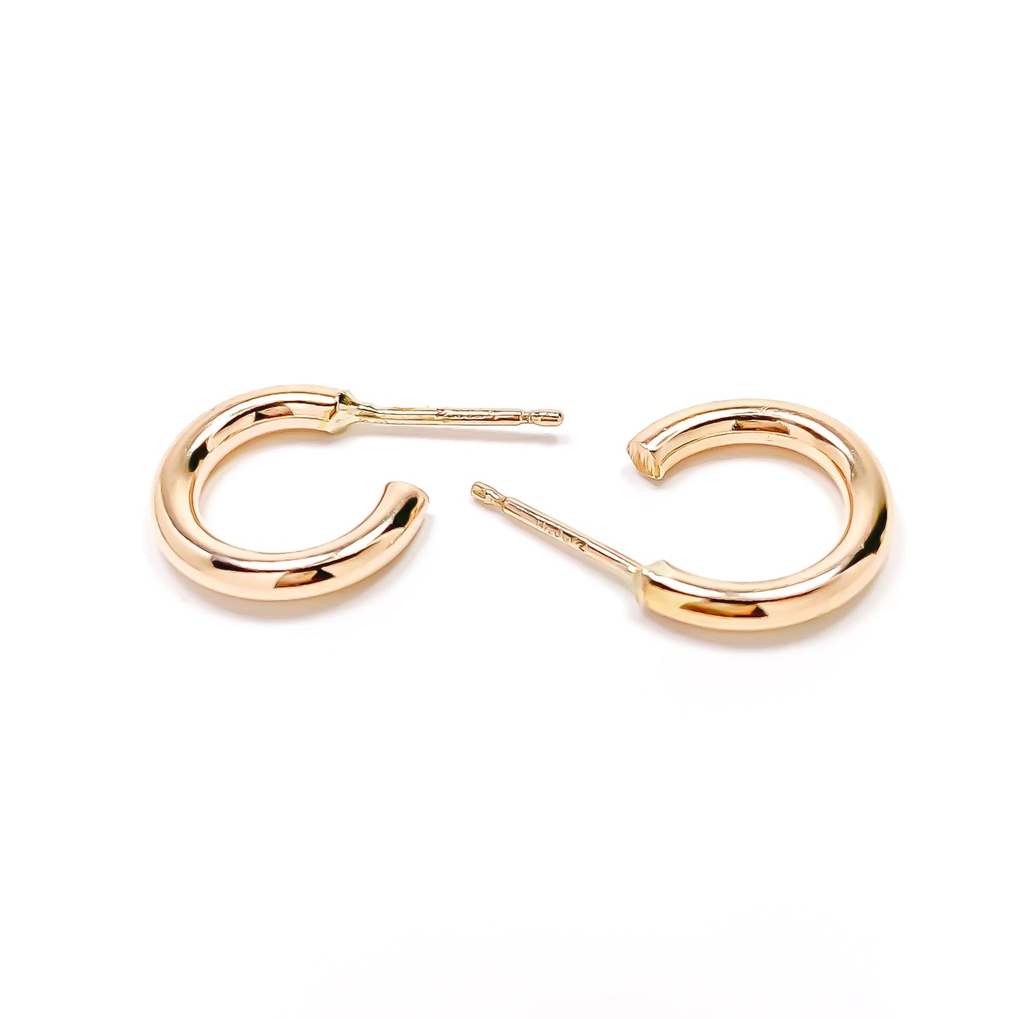 Small Hoop Earrings 12mm Diameter, 14K Gold Filled
