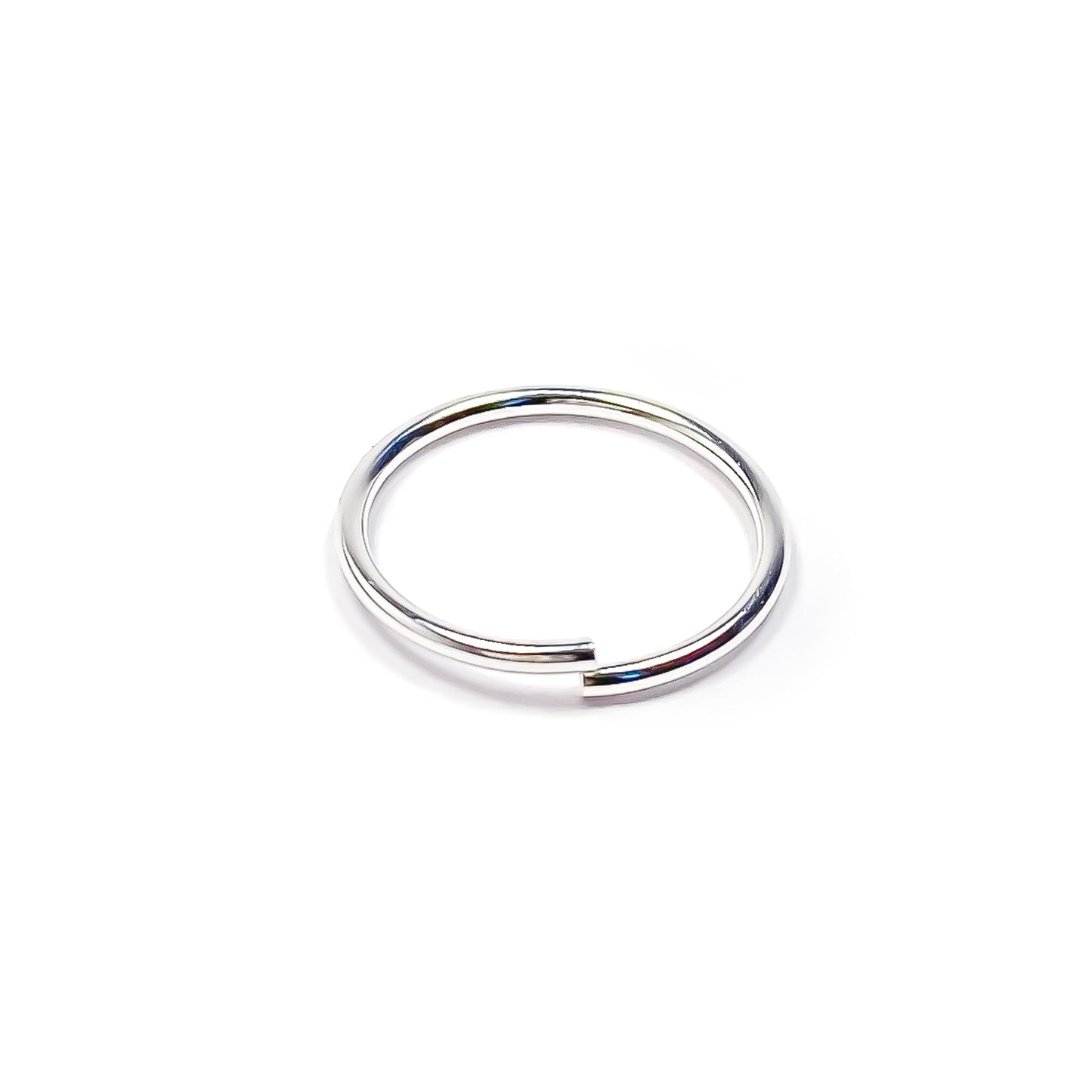 14K White Gold Pierced Conch Hoop