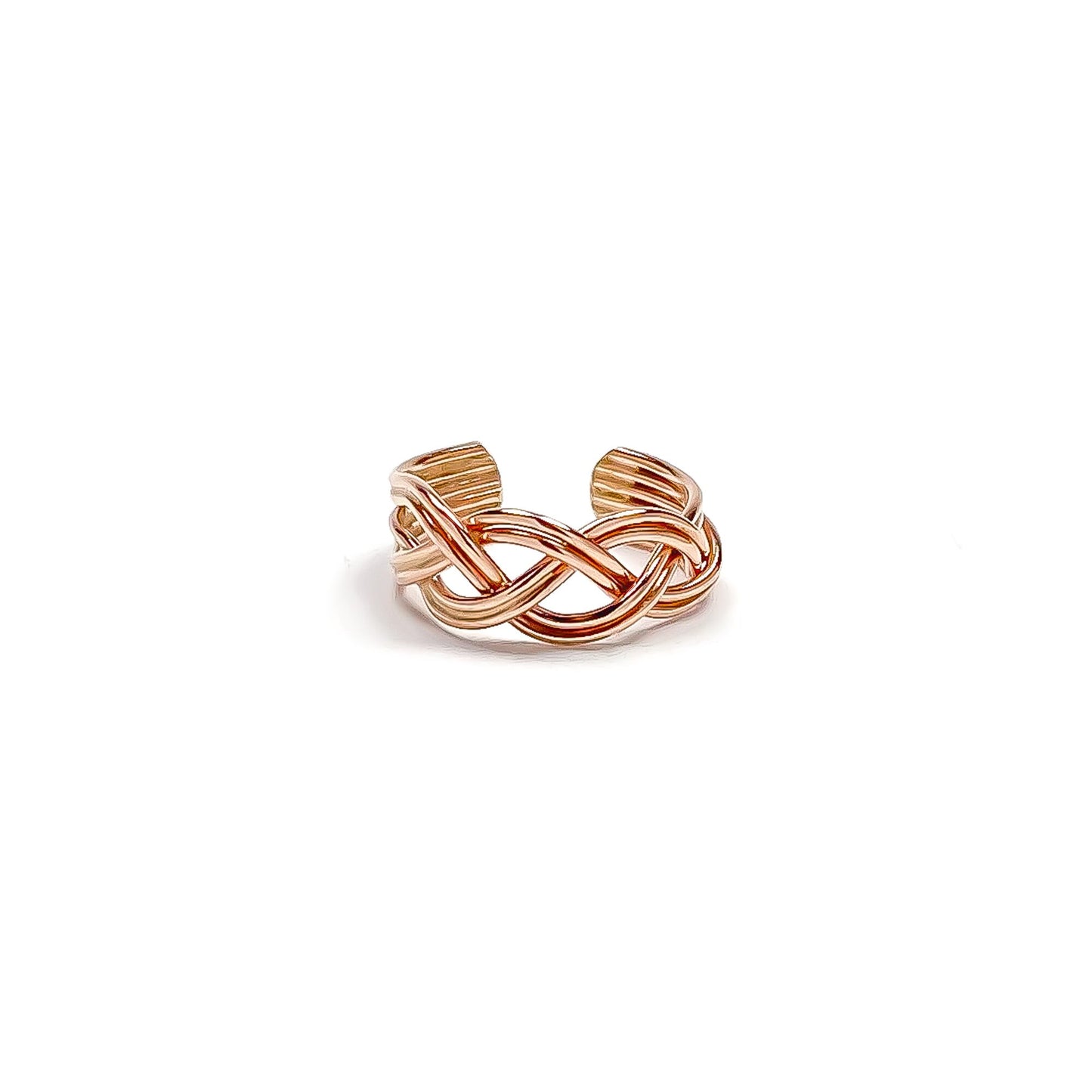 Braid Mini Ear Cuff, 14K Rose Gold Filled