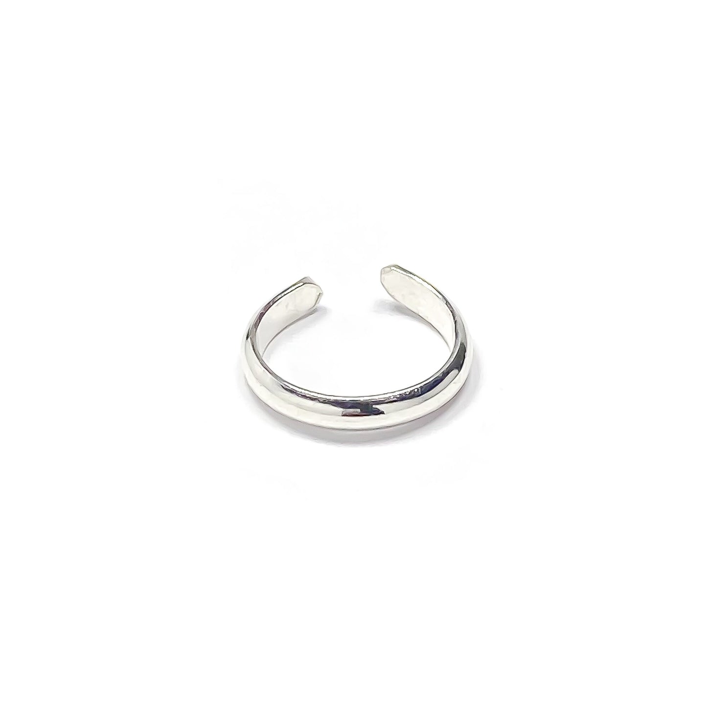 Sterling Silver Half Round Ear Cuff Mini