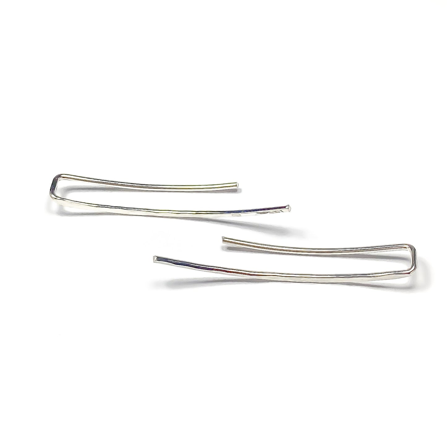 Long Ear Climber, Sterling Silver