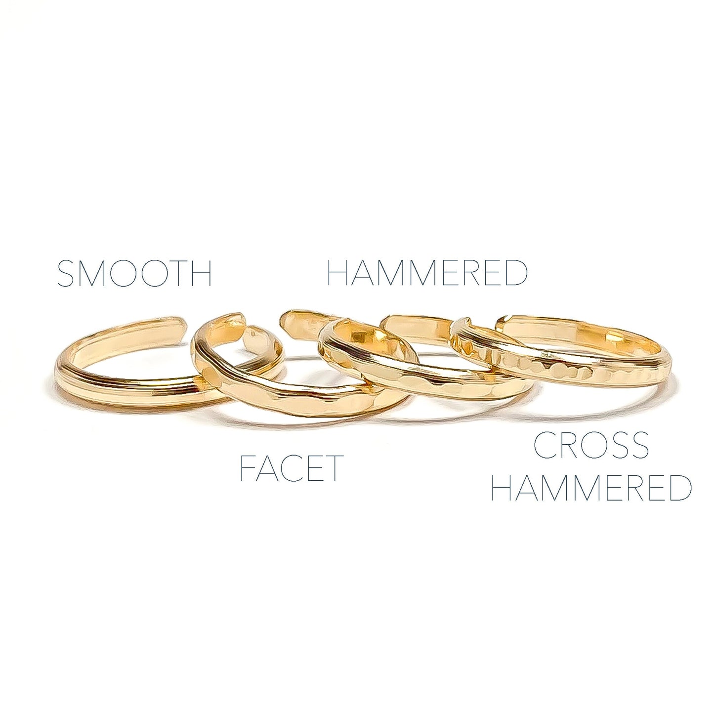 Set or Single Ear Cuff, 14K Gold Filled