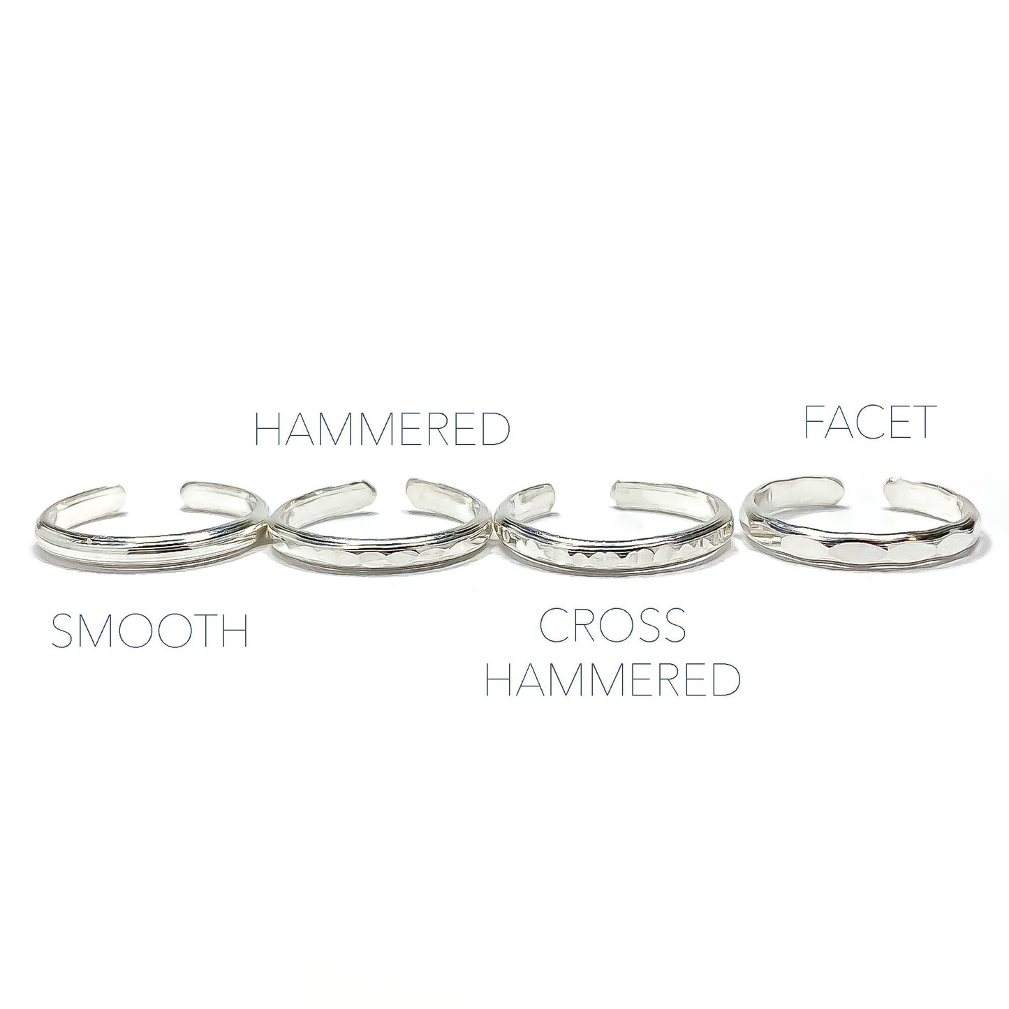 Set or Single Ear Cuff, Sterling Silver