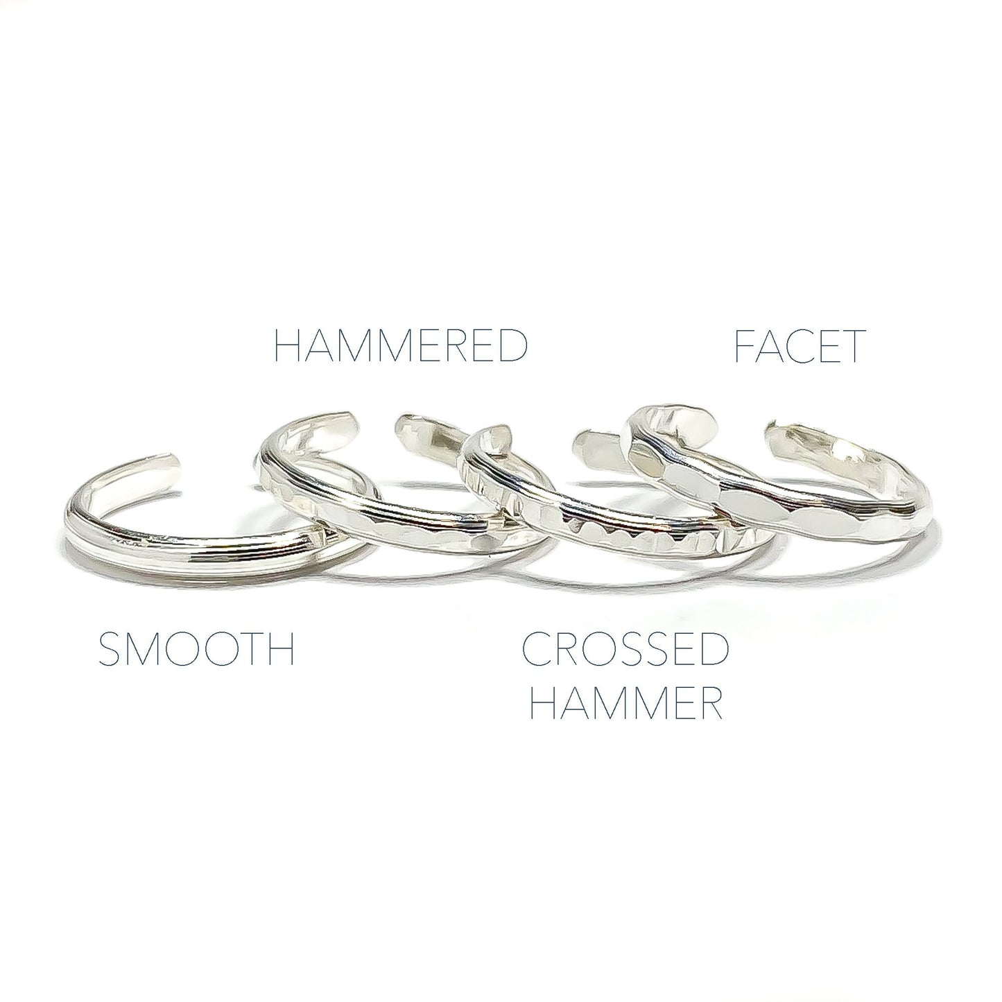 Set or Single Ear Cuff, Sterling Silver