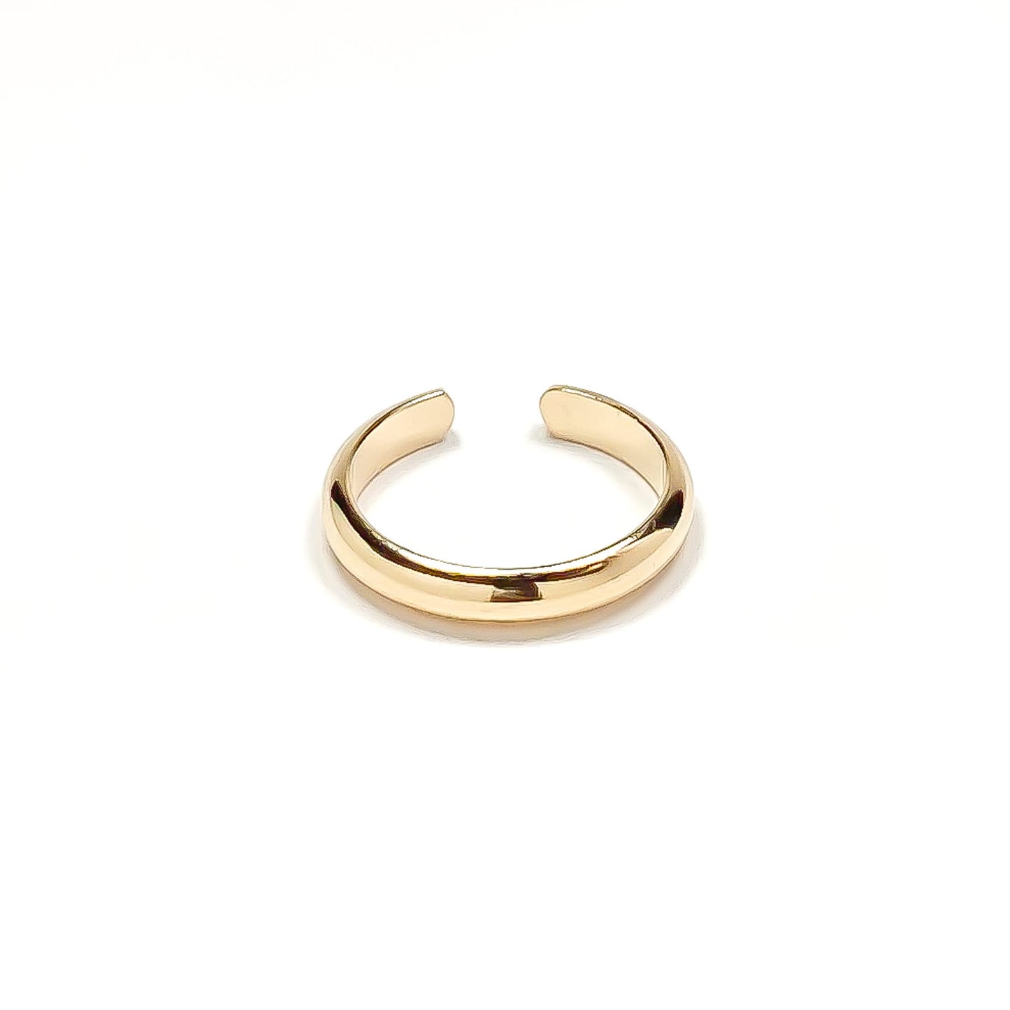 Half Round Gold Filled Conch Ear Cuff, 12 Gauge