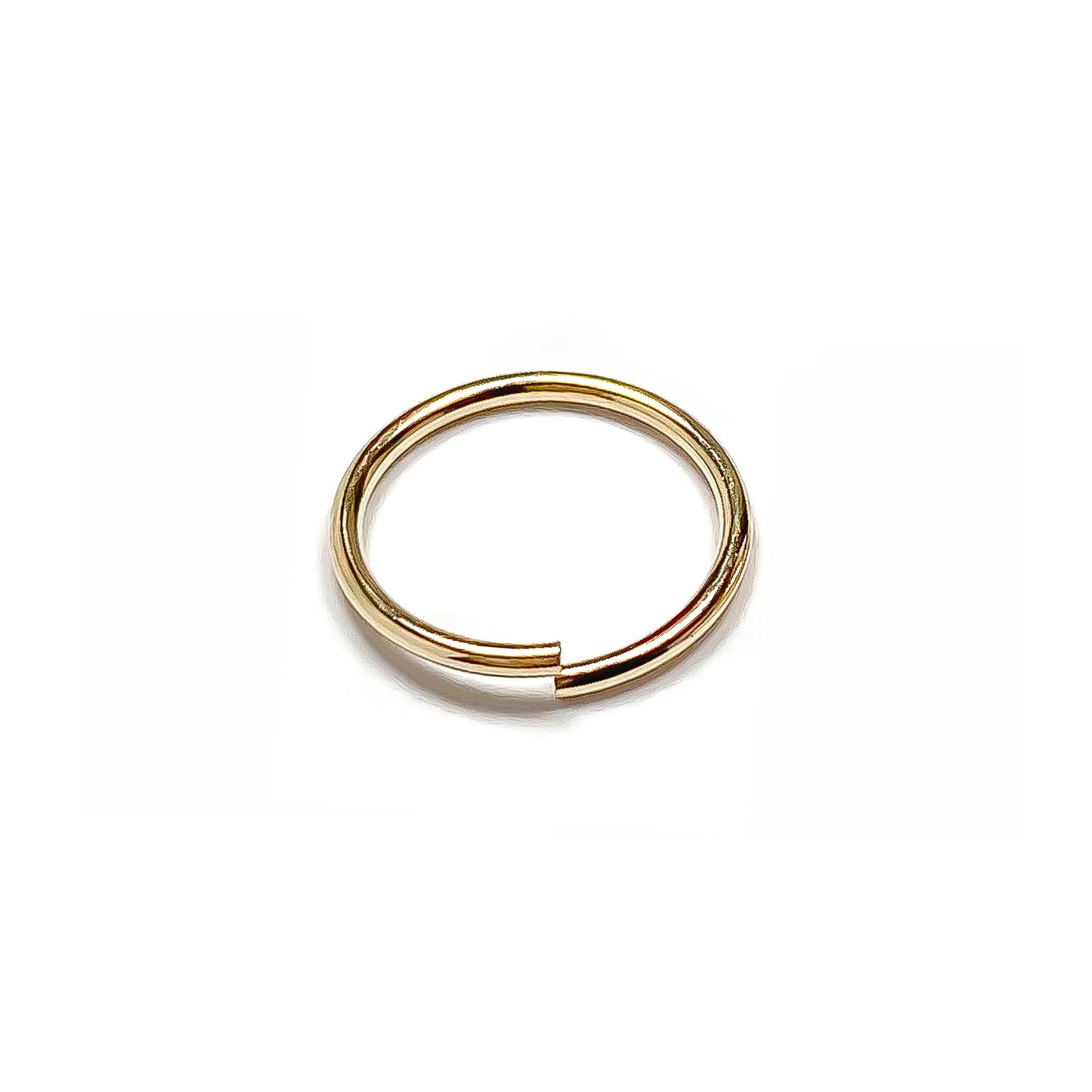 18K Solid Gold Nose Ring Hoop