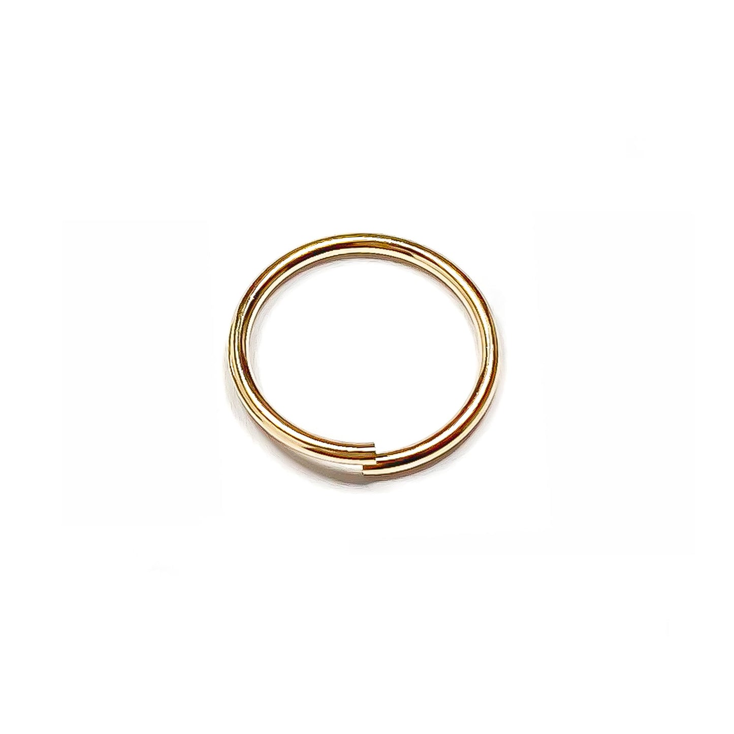 18K Solid Gold Nose Ring Hoop