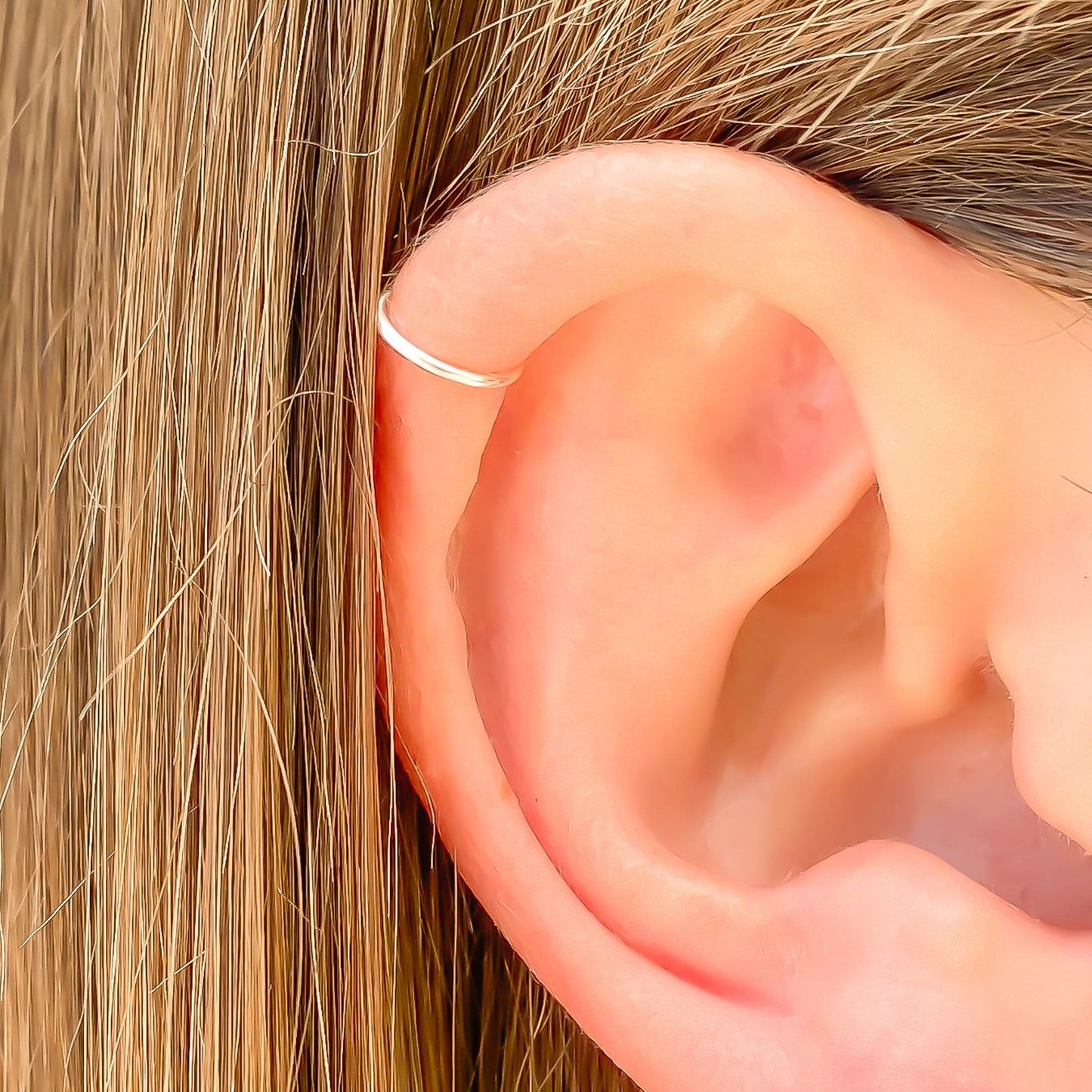 Sterling Silver Cartilage Hoop