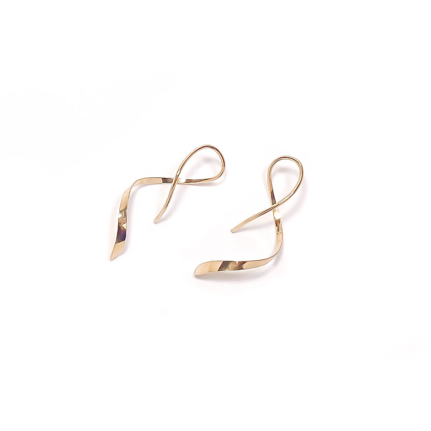 14K Gold Filled Mini Spiral Earrings