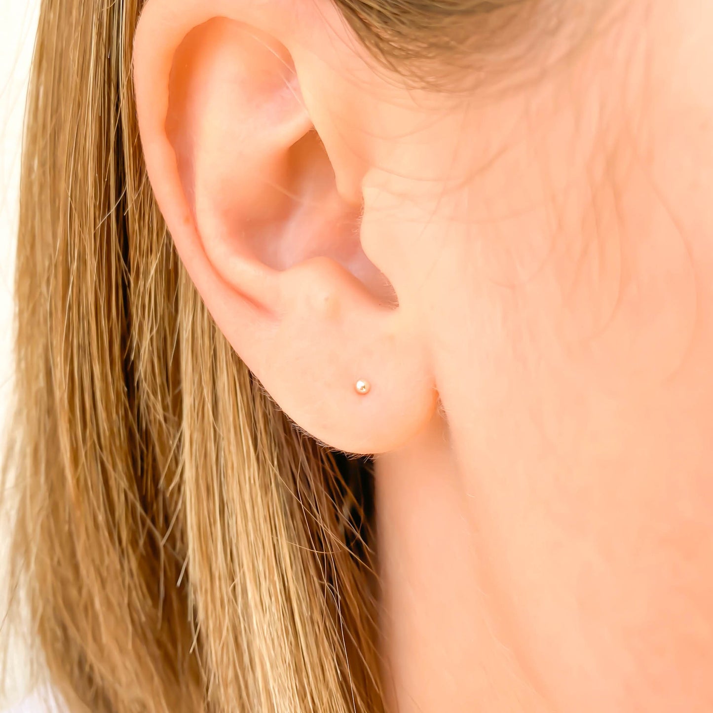 Sterling Silver 1.9mm Stud Earrings
