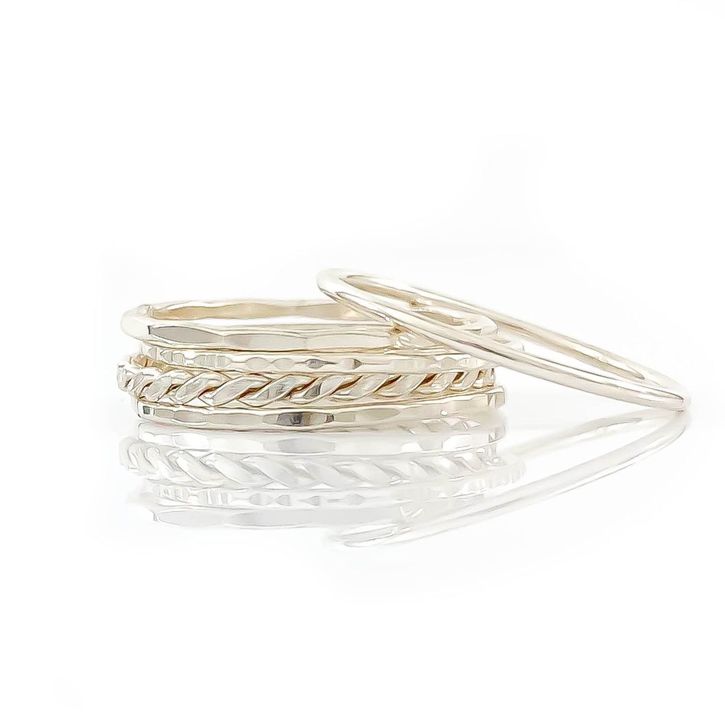 Sterling Silver Stacking Ring Set
