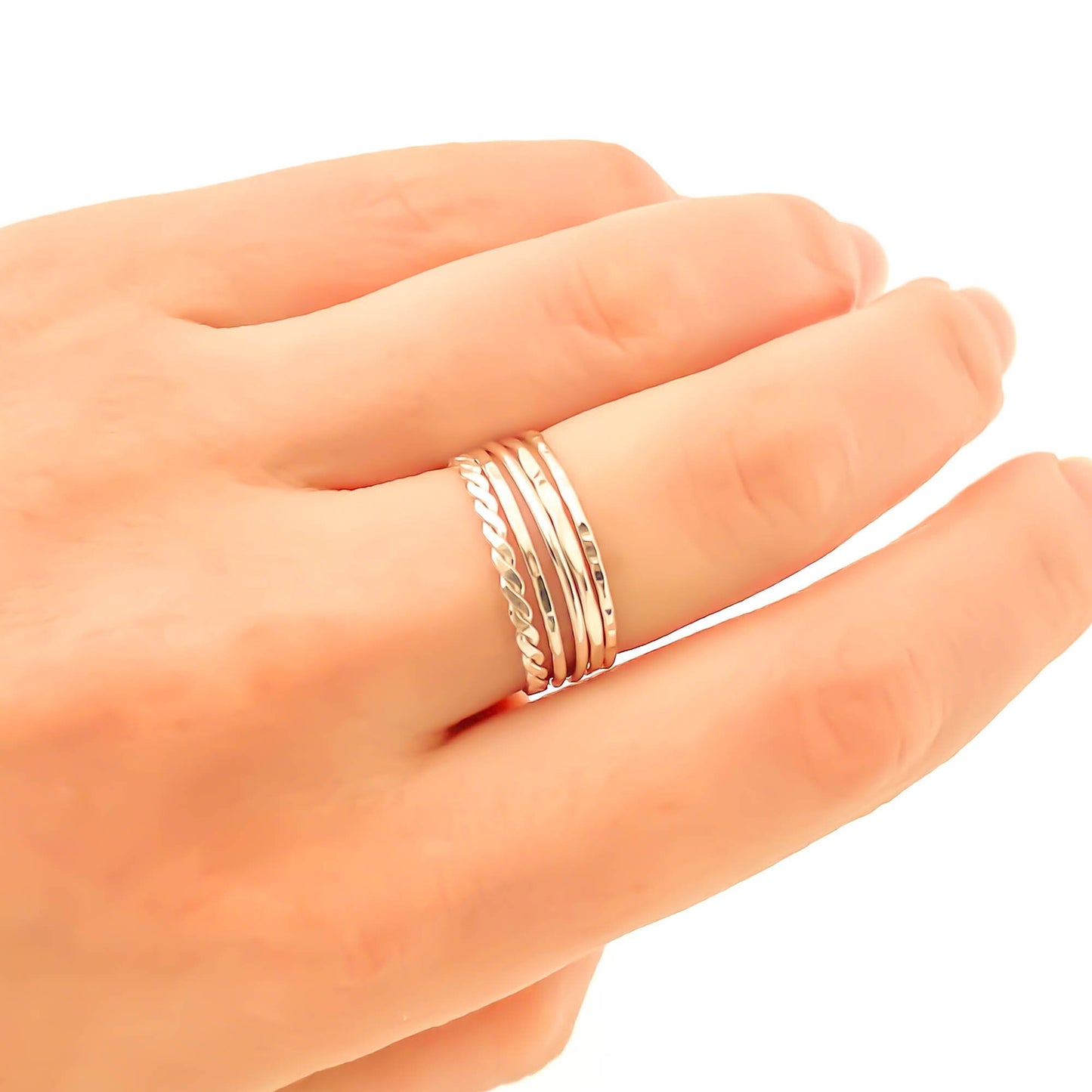 Sterling Silver Stacking Ring Set