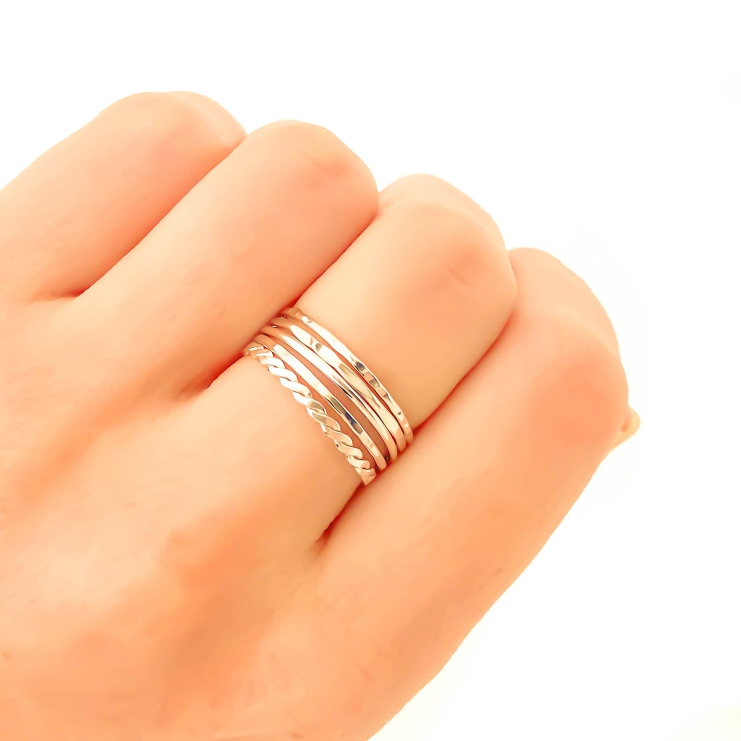Sterling Silver Stacking Ring Set