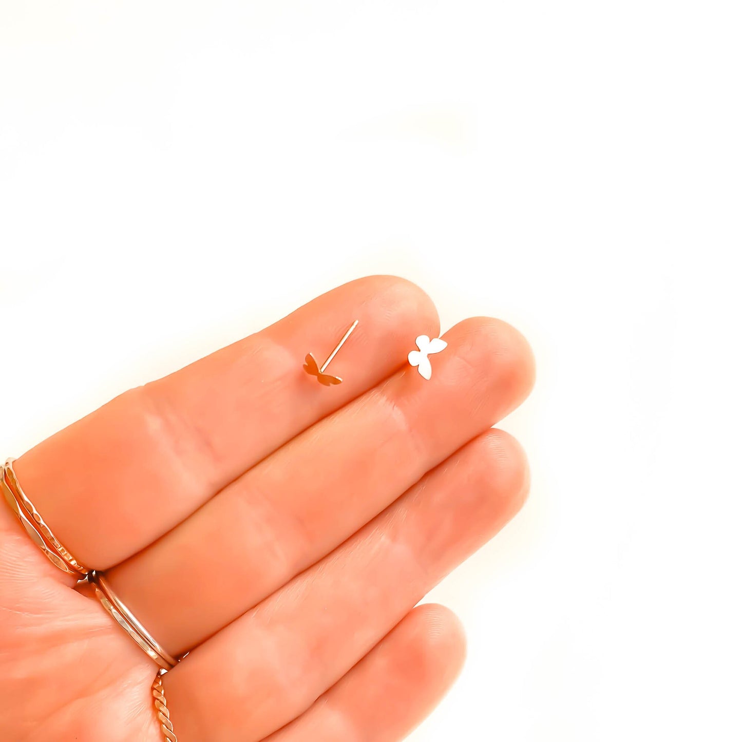 Single or Pair of Solid 14K Gold Earrings