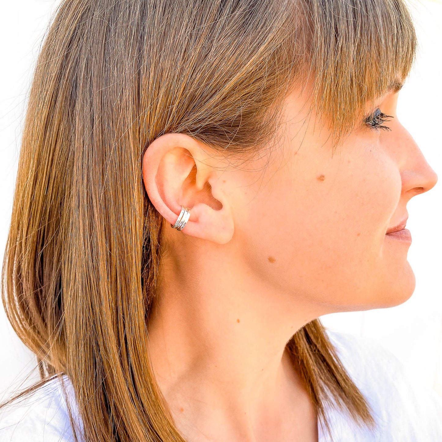 Set or Single Ear Cuff, Sterling Silver