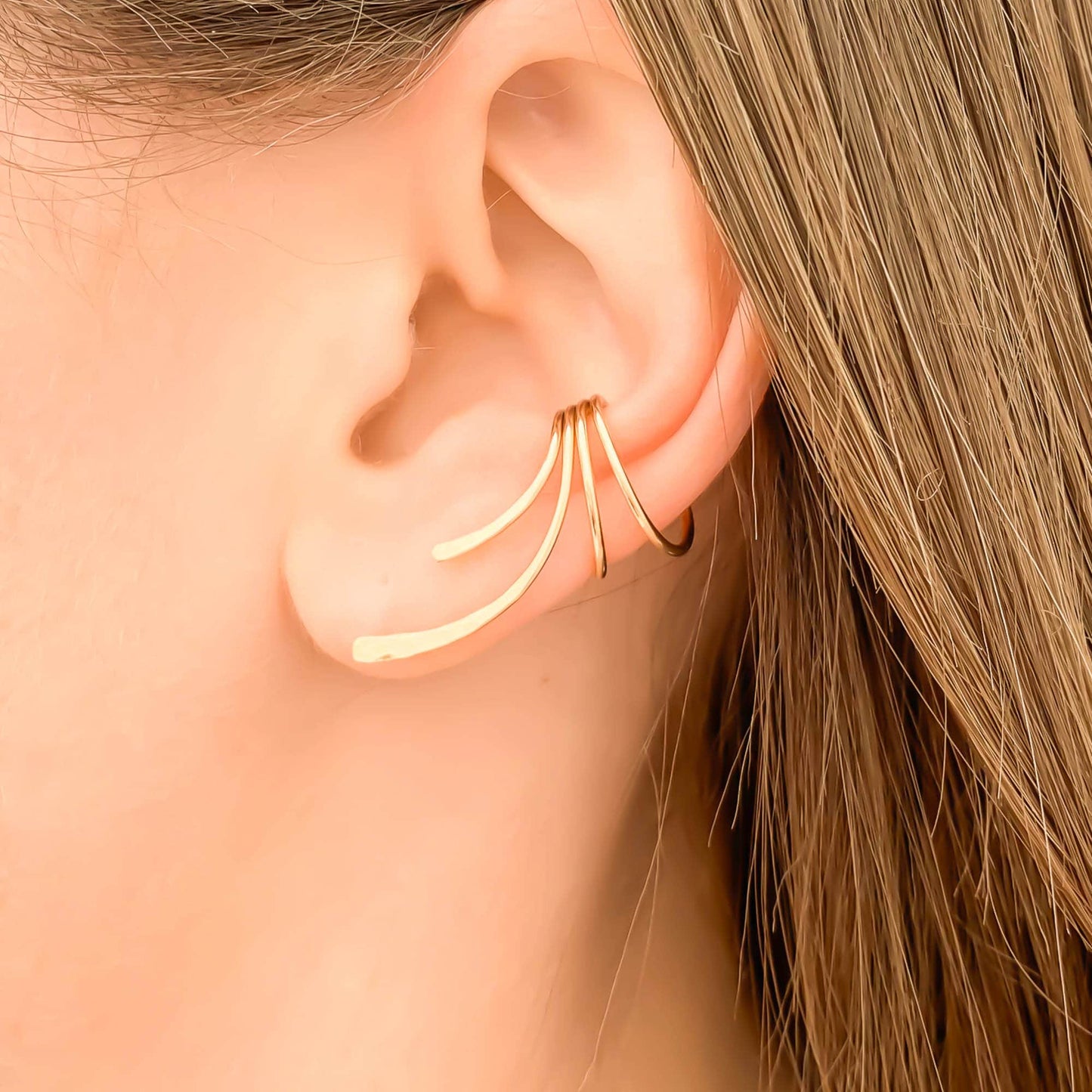 Climbing Ear Cuff, 14K Gold Filled