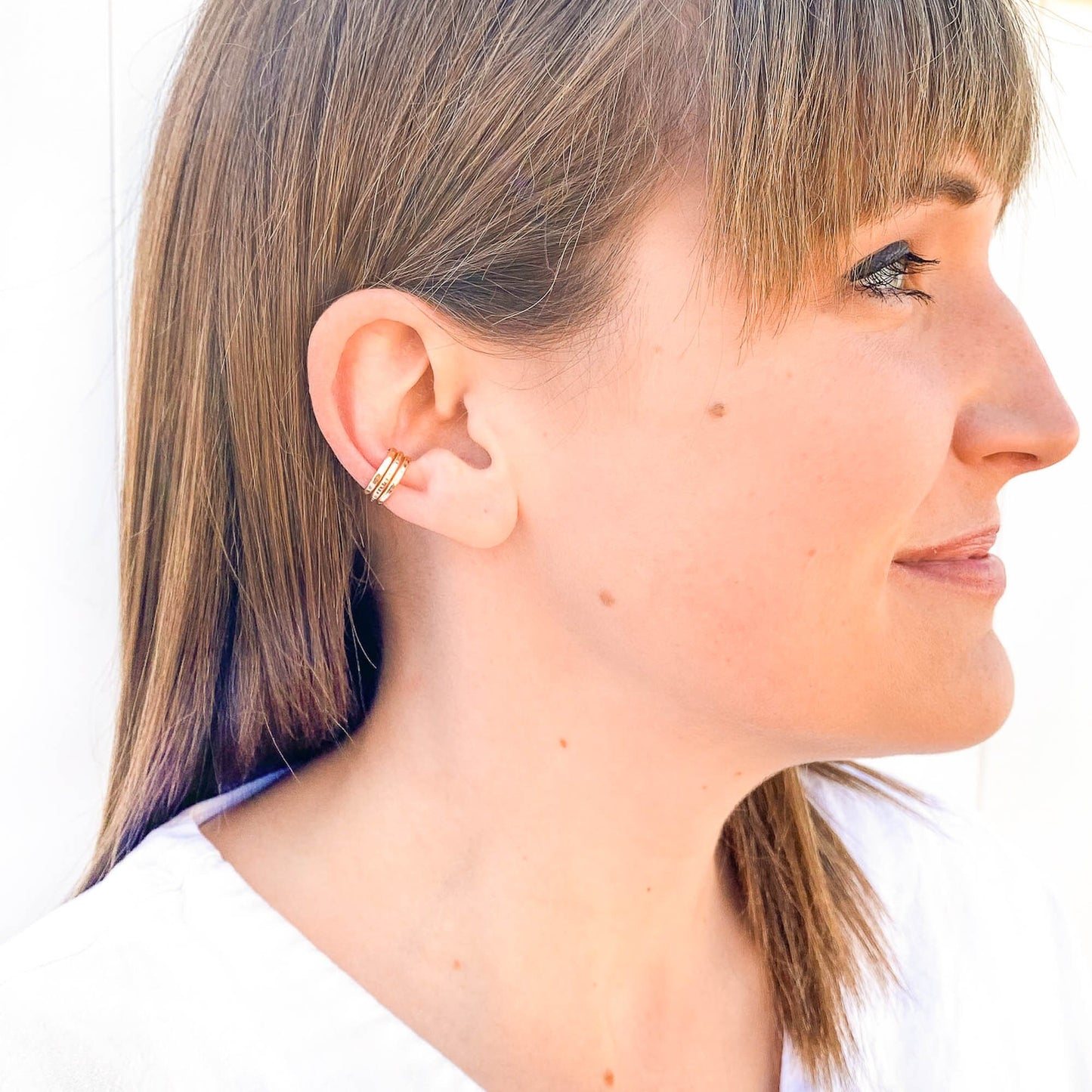 Hammered Conch Ear Cuff