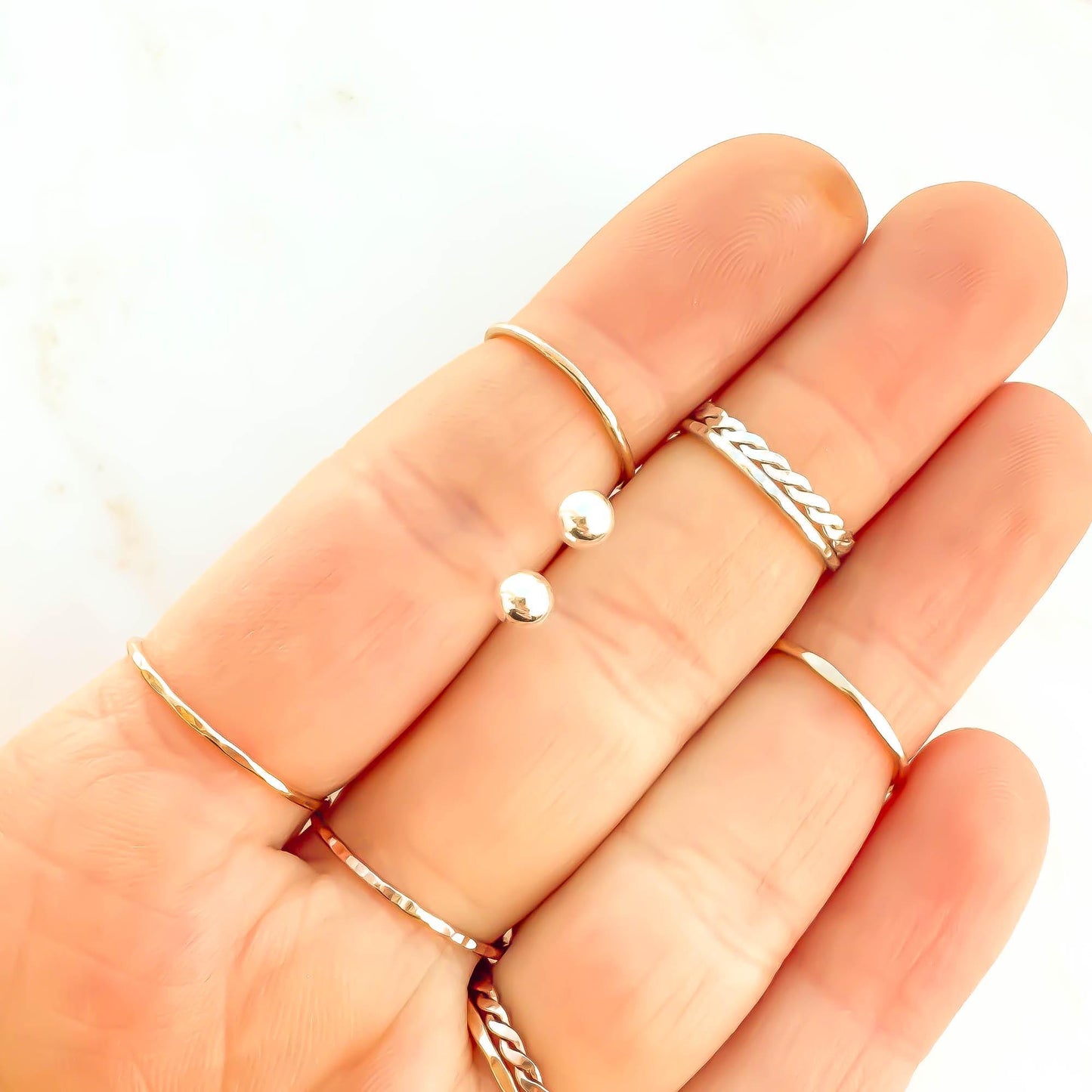 Small 4mm Ball Stud Earrings, Sterling Silver