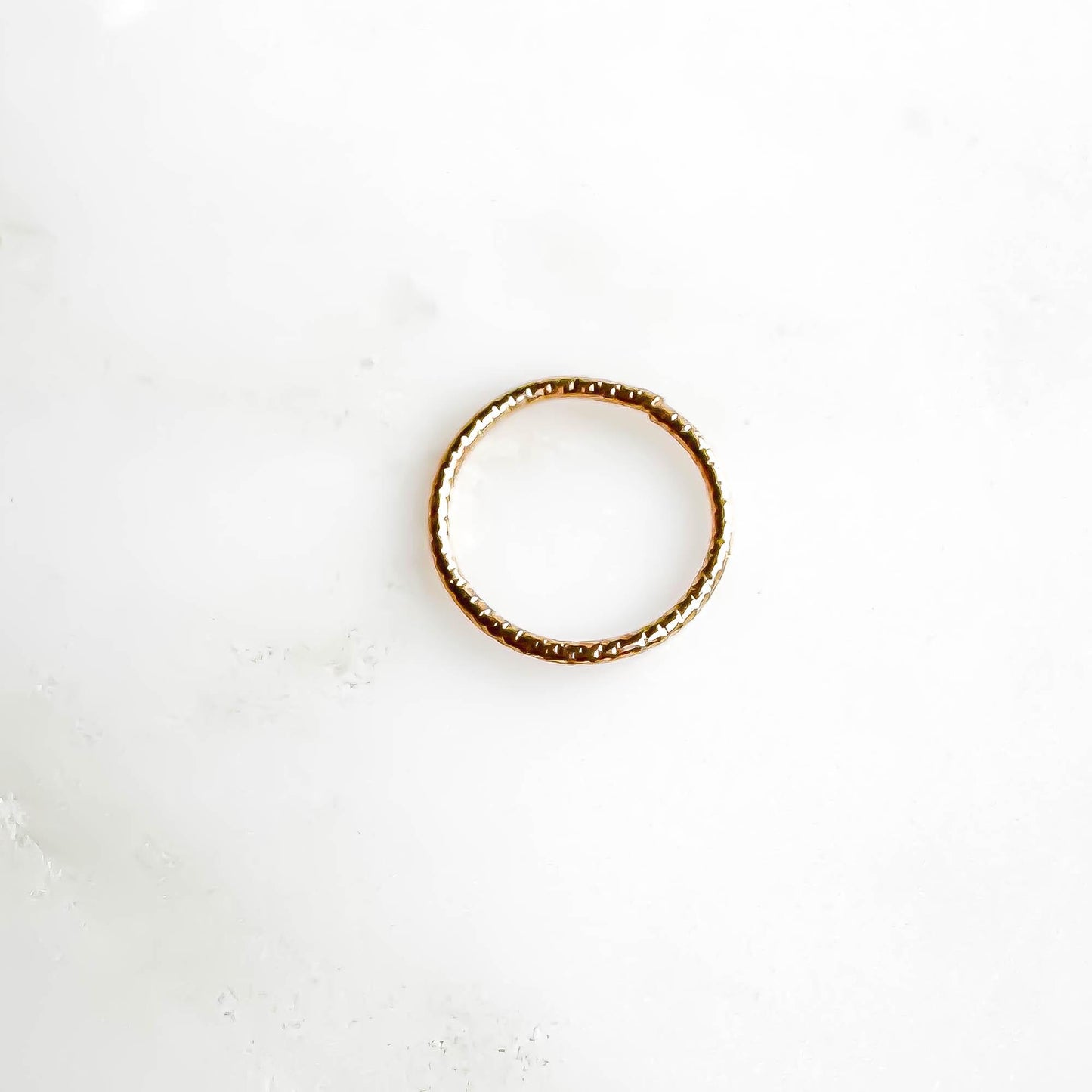Sparkle Continuous Hoop, 14K Gold Filled