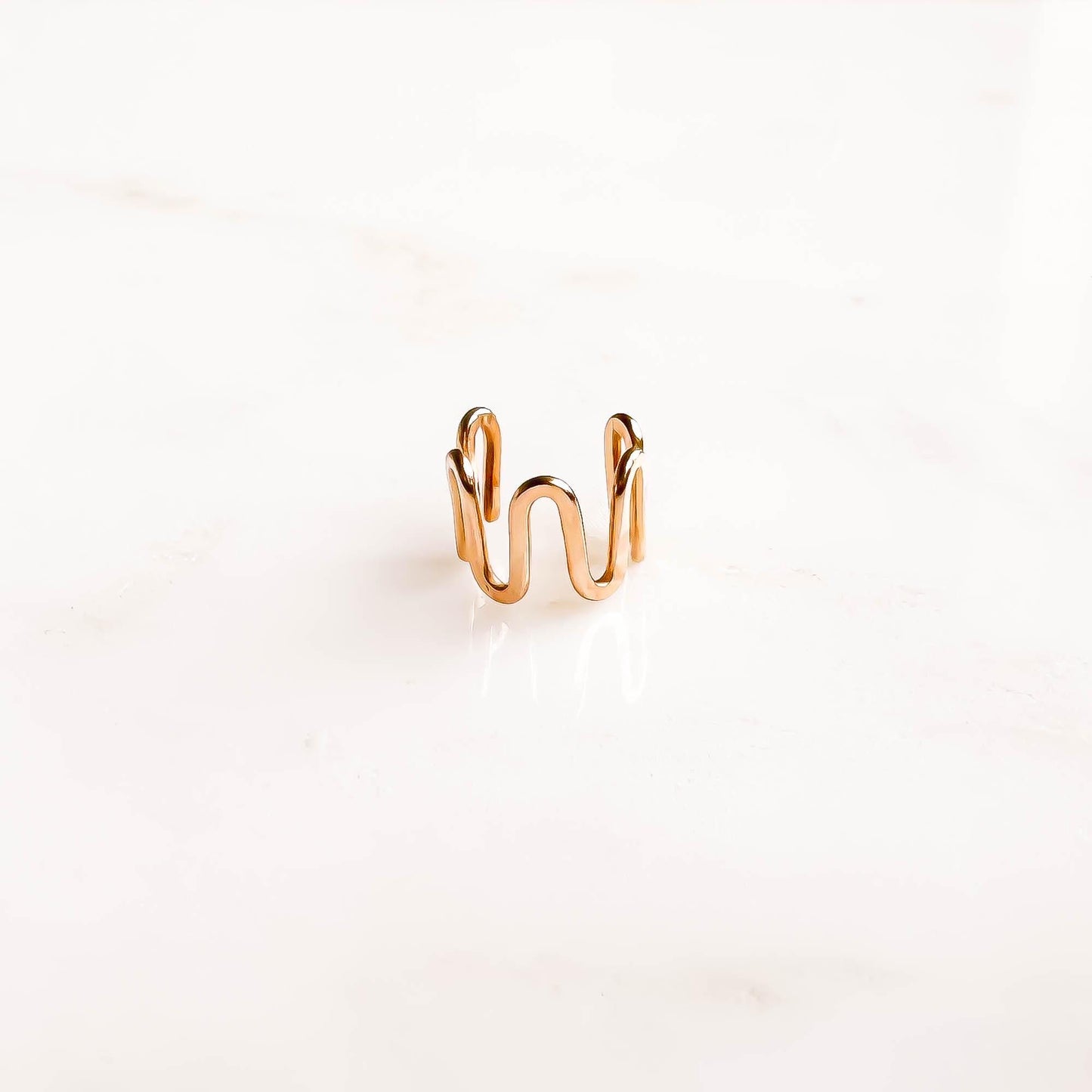 Ultra Mini Wave Cartilage Ear Cuff, 14K Gold Filled