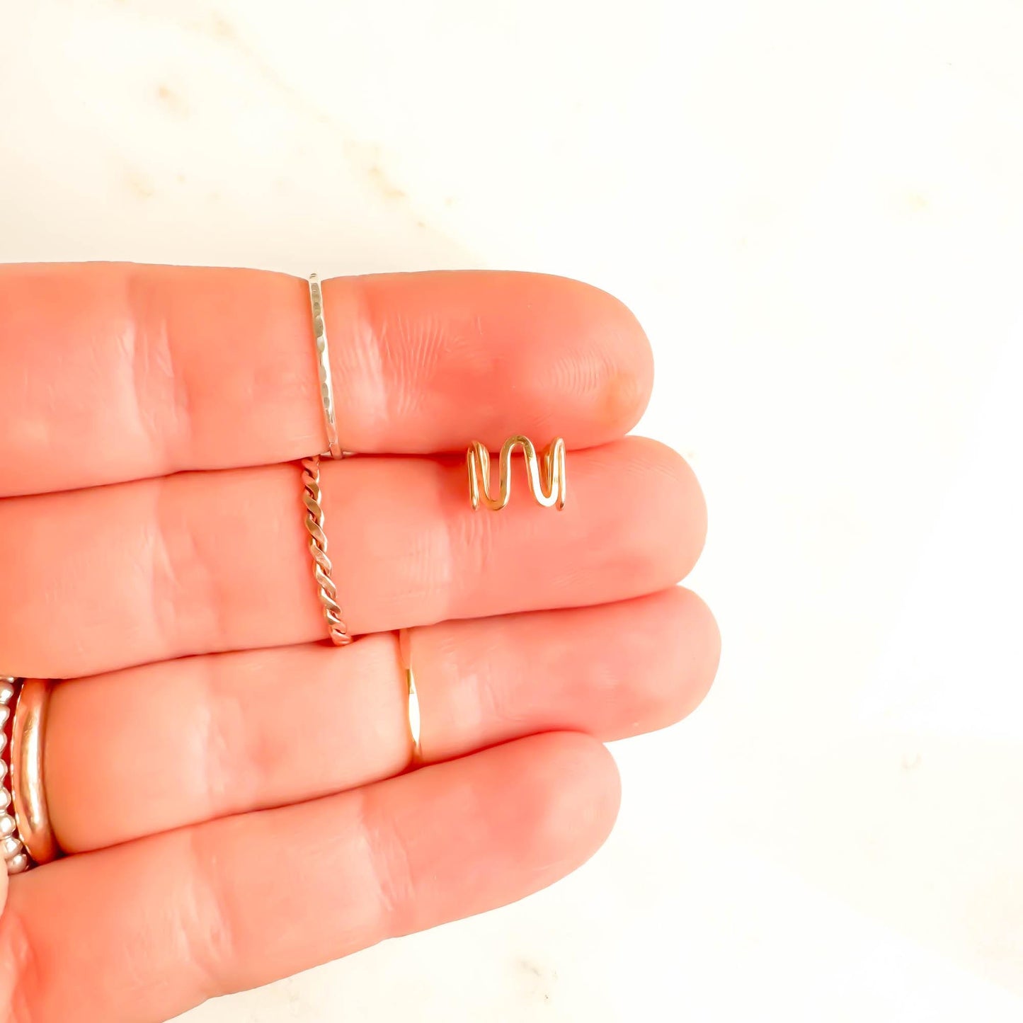 Ultra Mini Wave Cartilage Ear Cuff, 14K Gold Filled