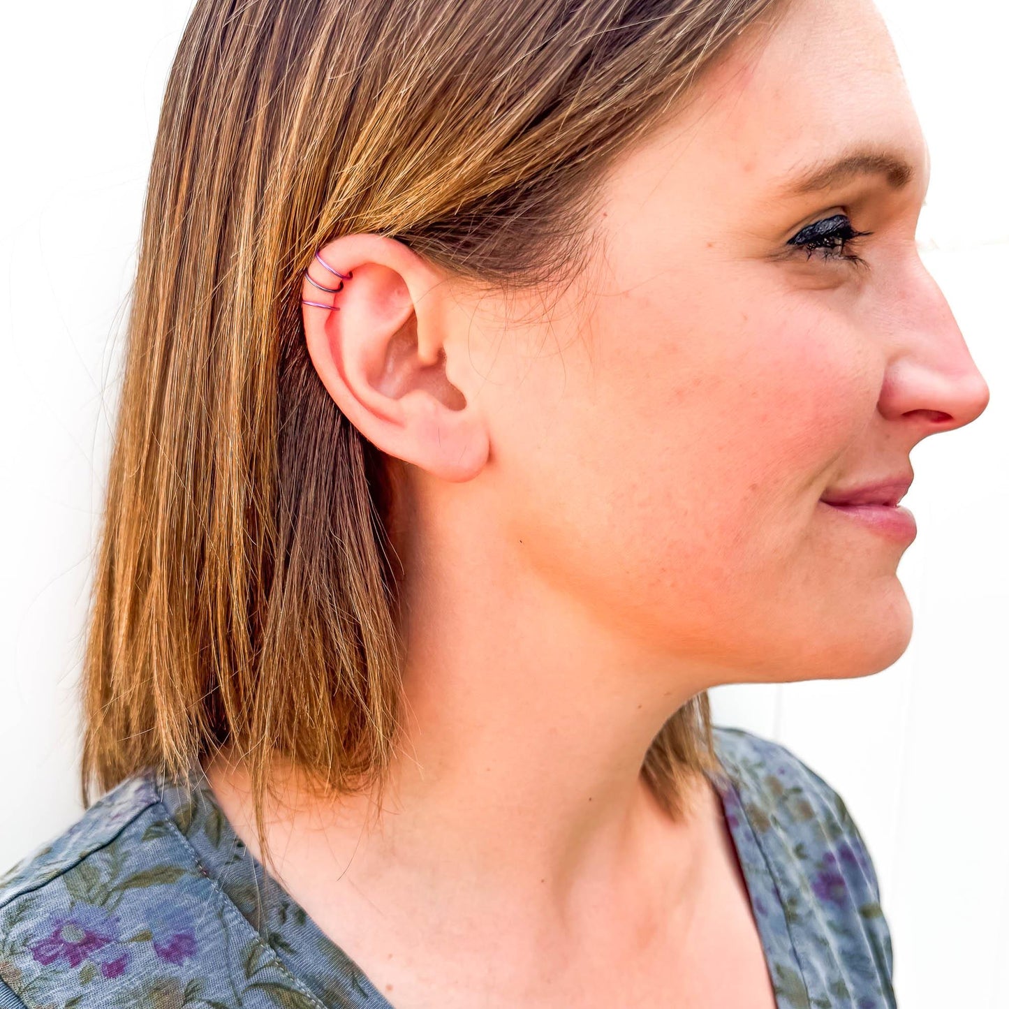 Purple & Midnight Mini Ear Cuffs