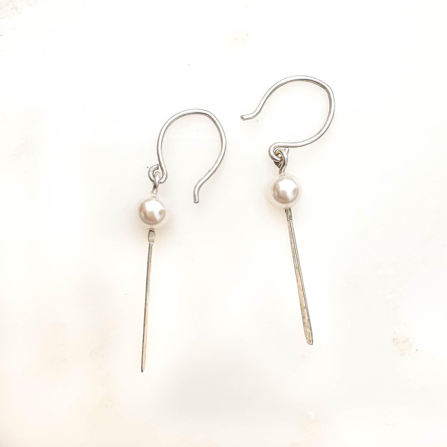 Popular: Pearl Drop Earrings, Sterling Silver