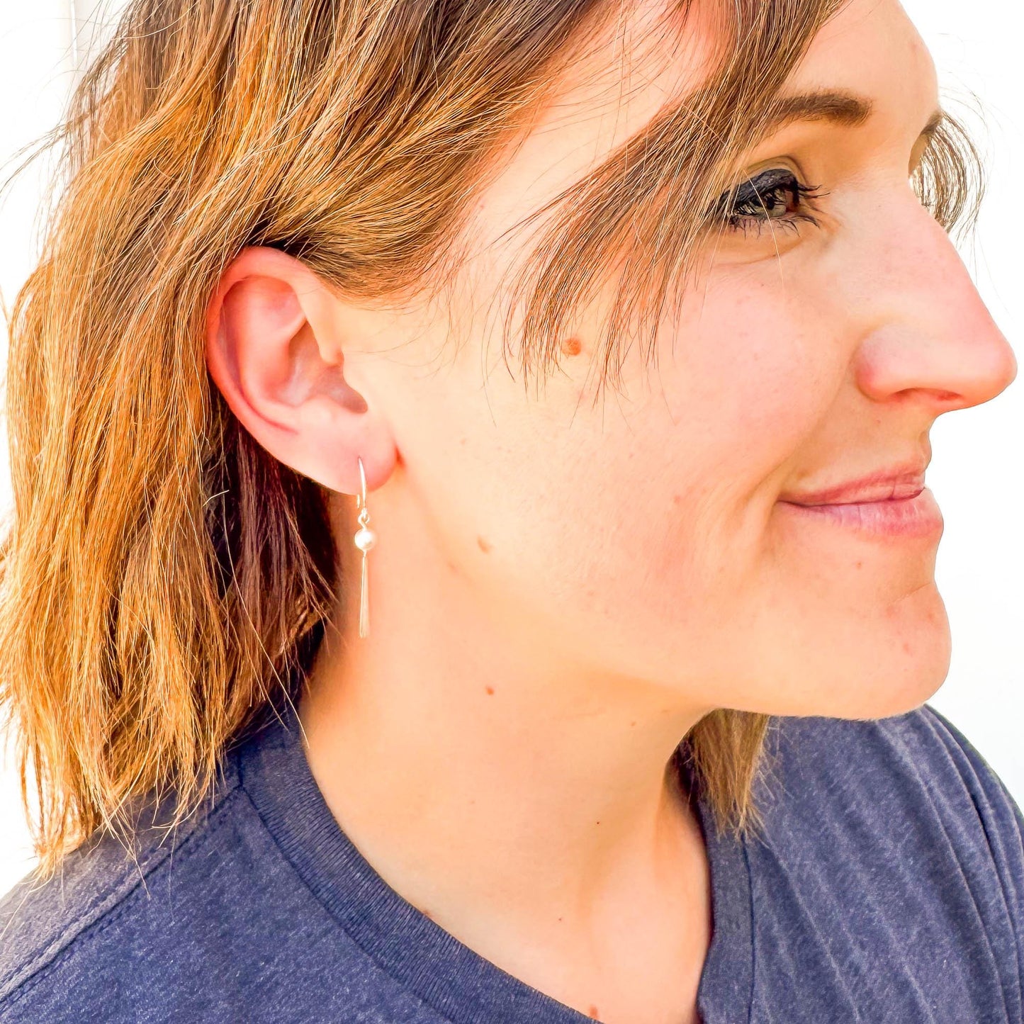 Popular: Pearl Drop Earrings, Sterling Silver