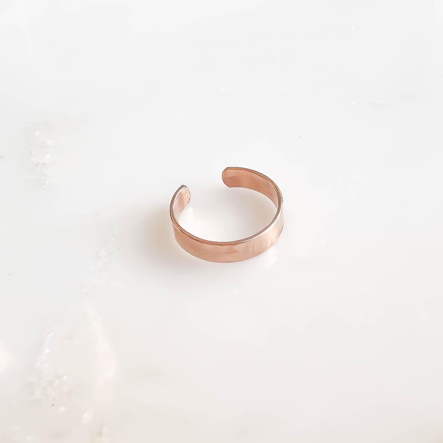 Subtle Textured Finish Mini Ear Cuff, 14K Rose Gold Filled