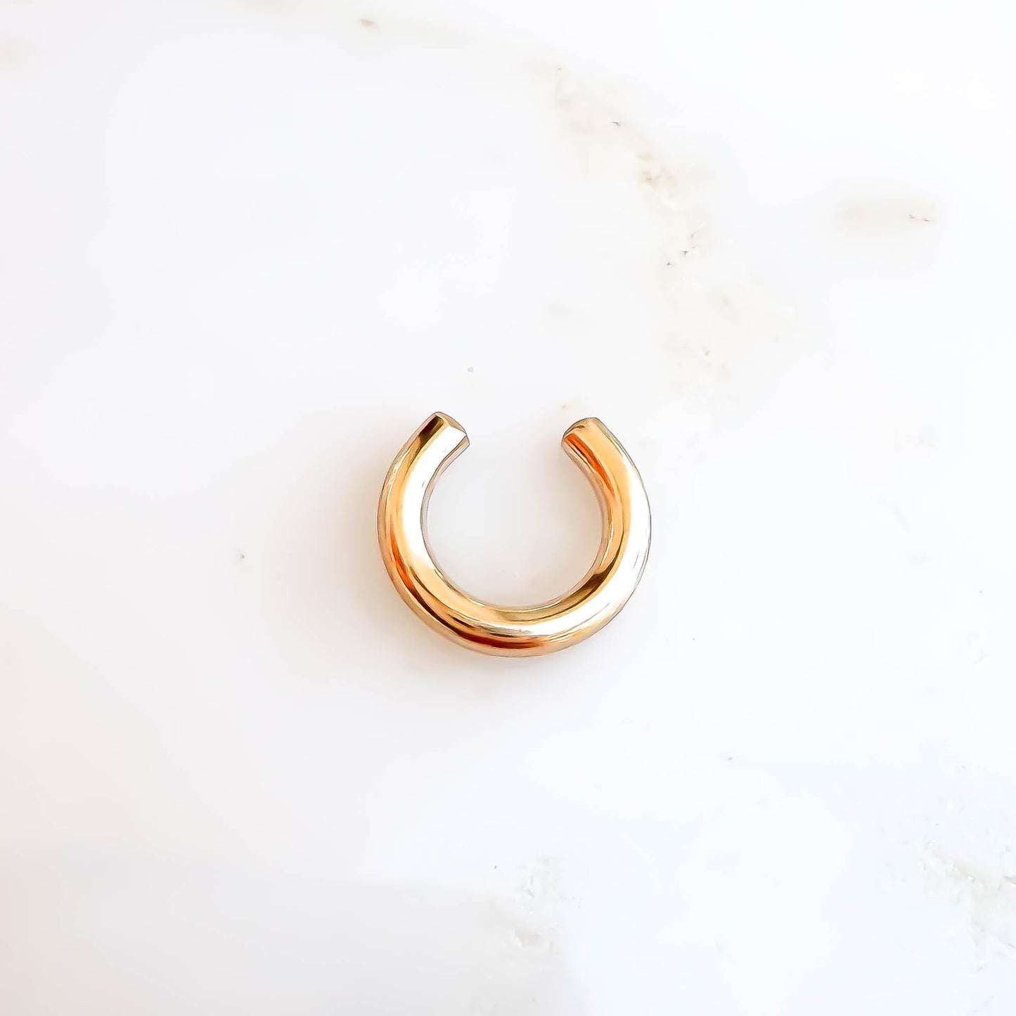 Thick Round Mini Ear Cuff, 14K Gold Filled