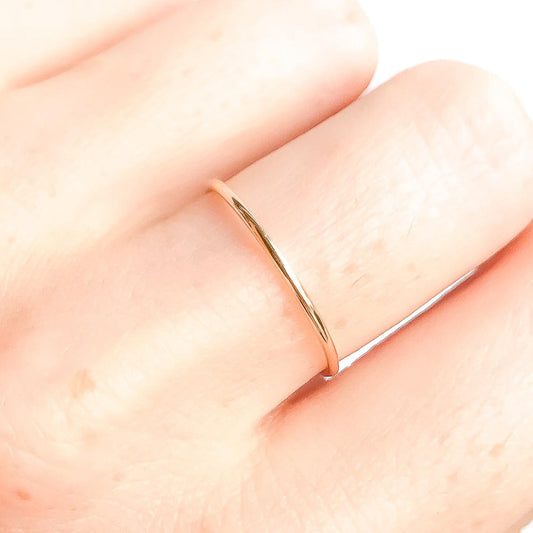 Gold-Stacking-Rings