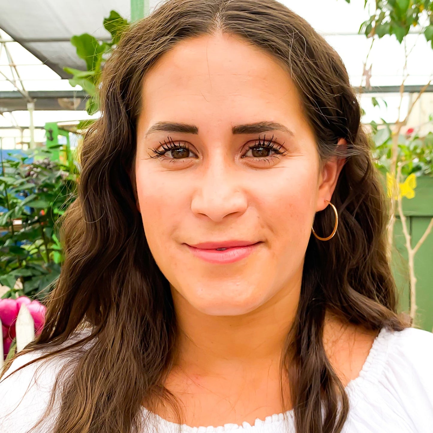 hammered-gold-hoop-earrings
